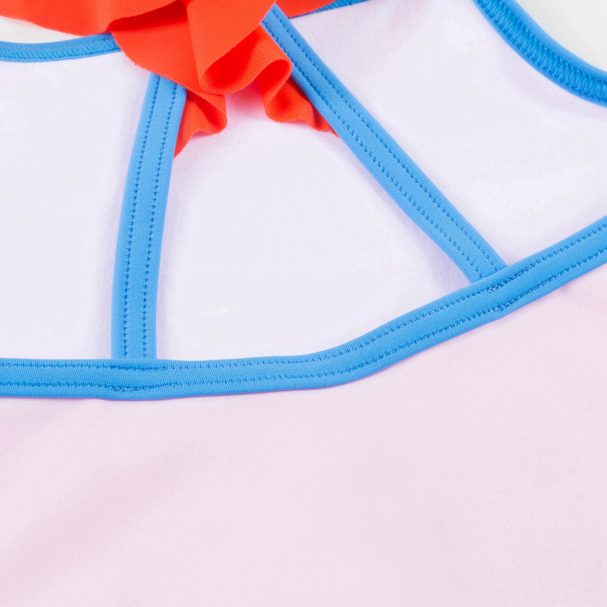 Girls Light Pink Polyamide Swimwear