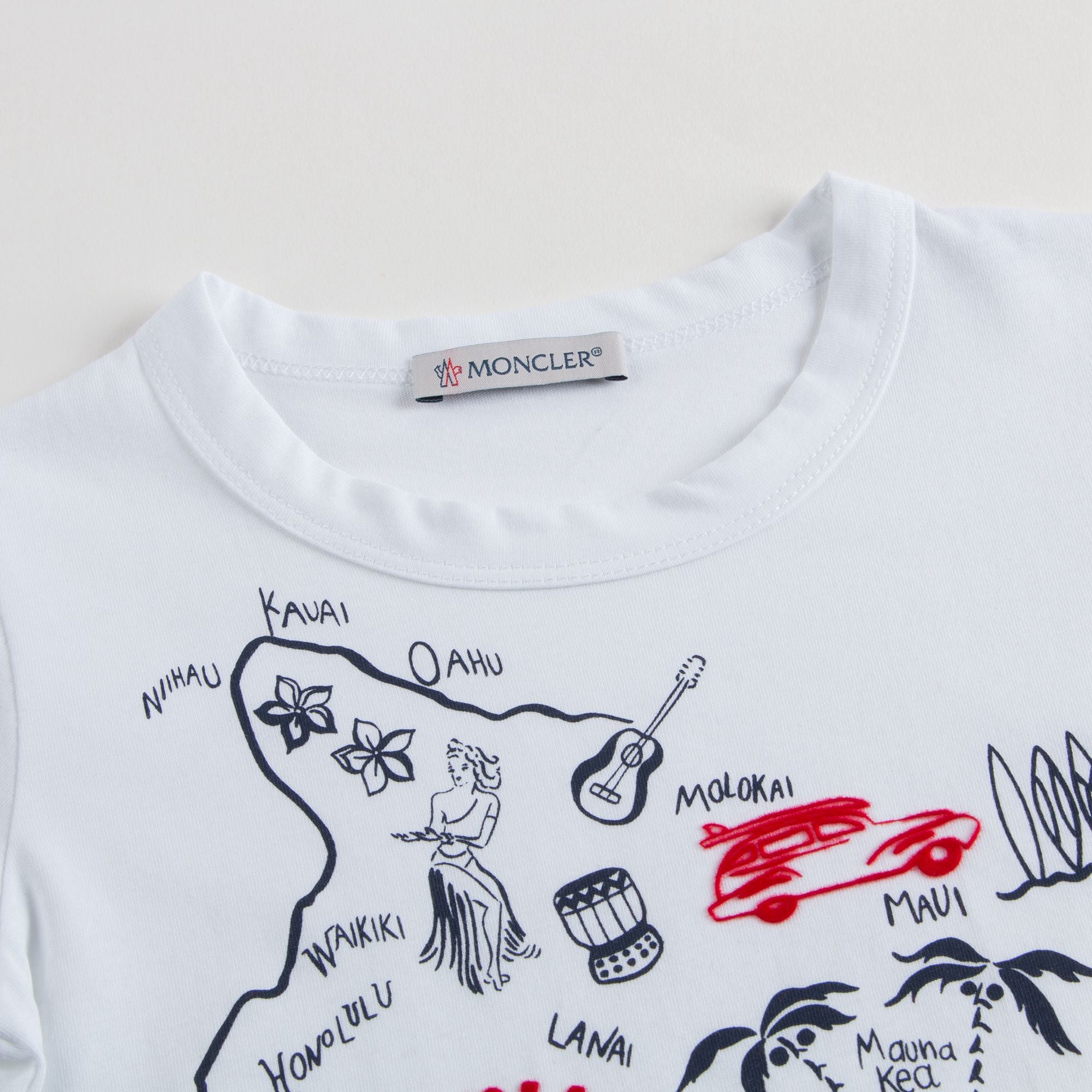 Boys White Cotton T-shirt