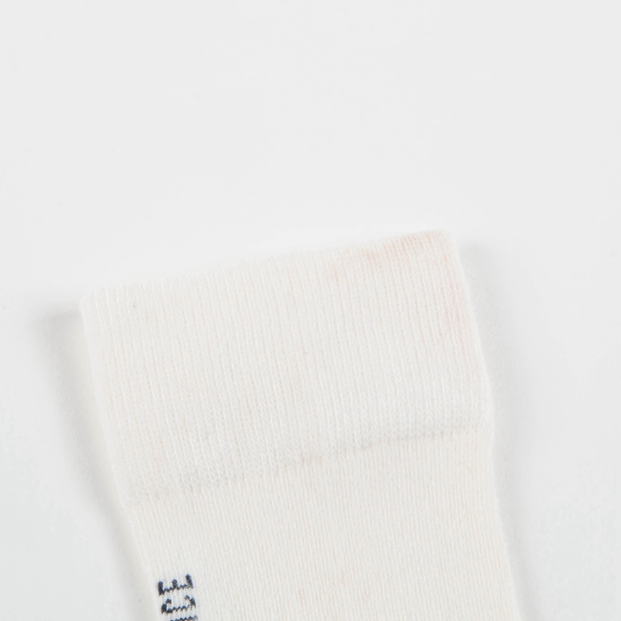 Girls White & Light Blue Cotton Socks