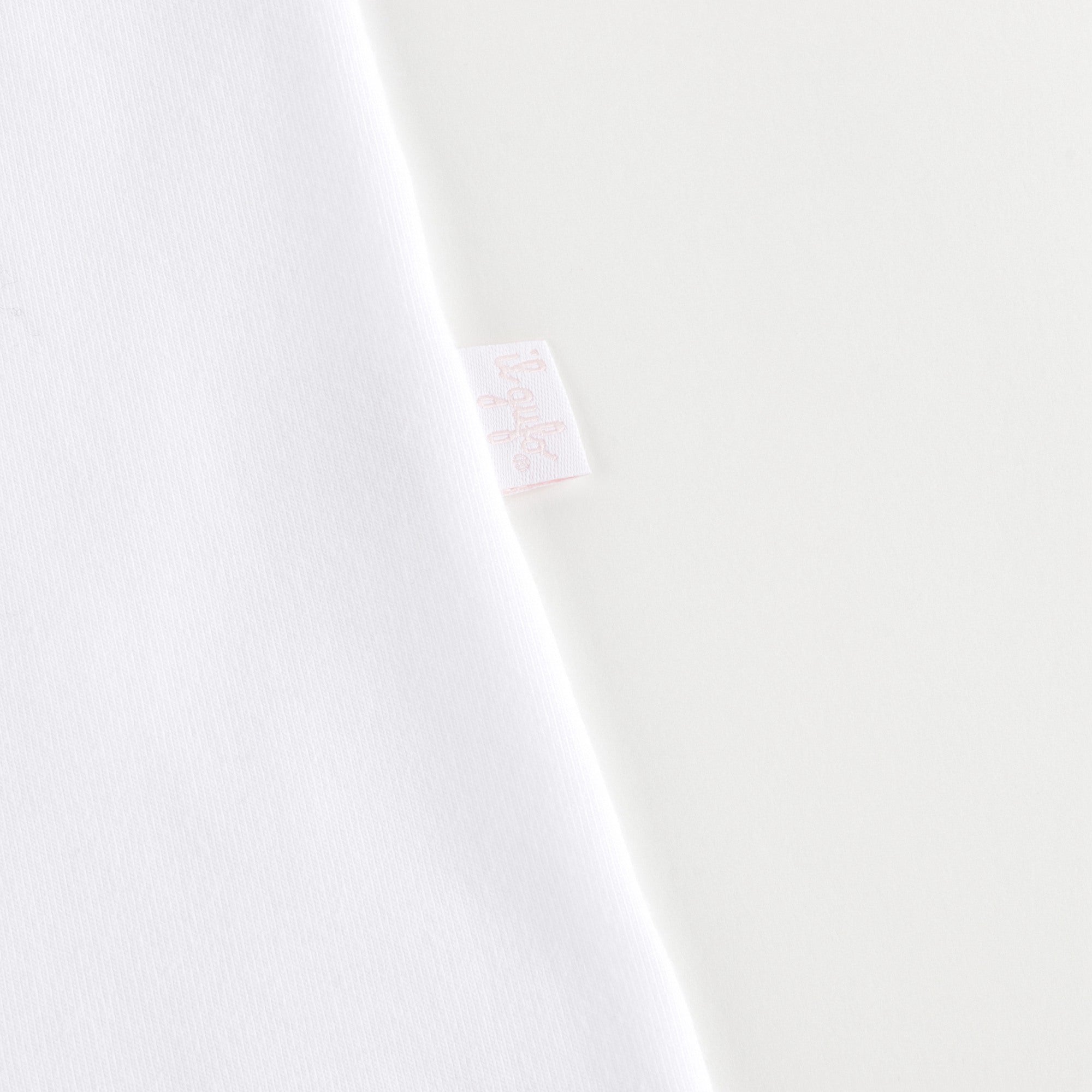 Girls White Cotton T-Shirt