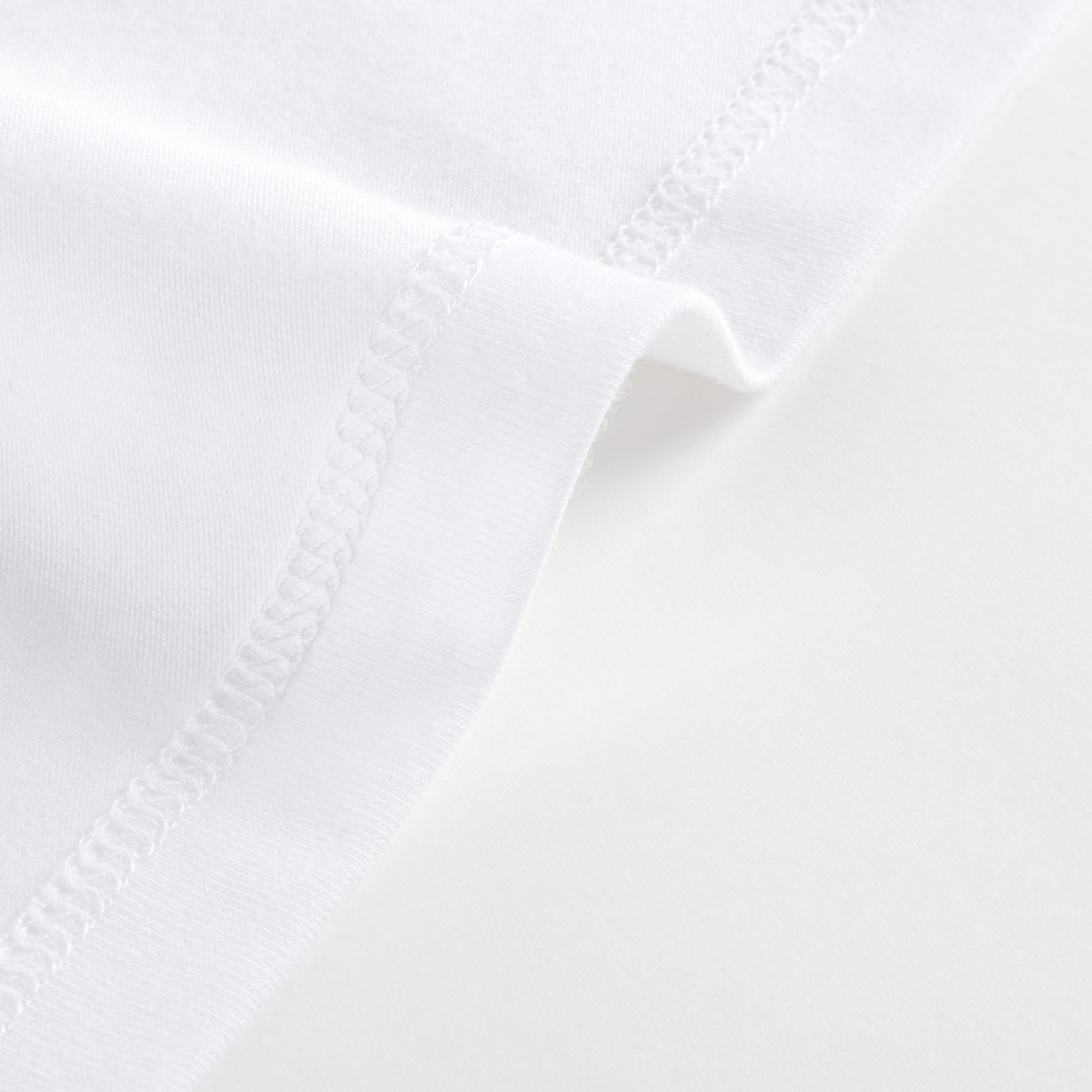 Girls White Cotton T-Shirt