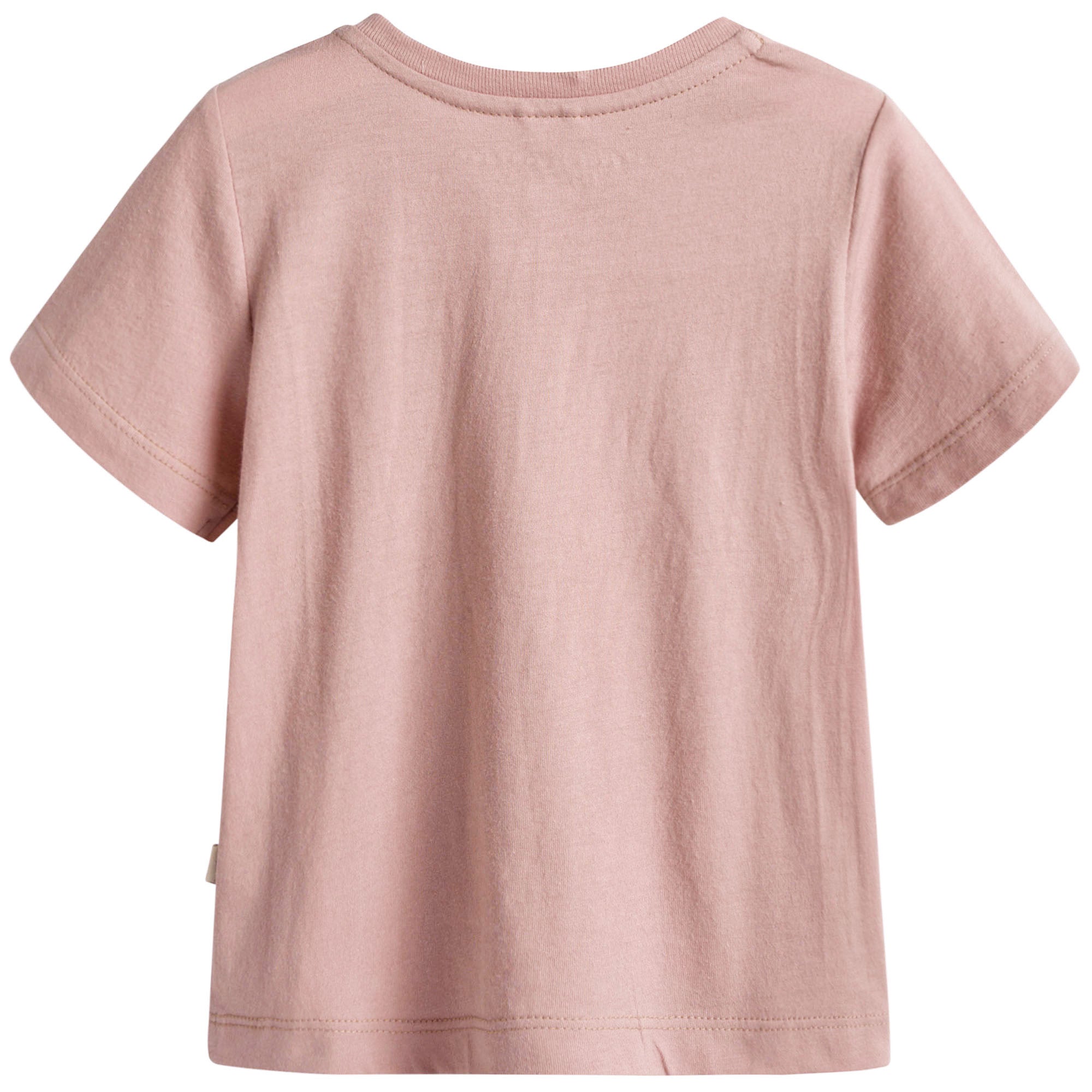 Baby Girls Pink Flowers Printed T-shirt