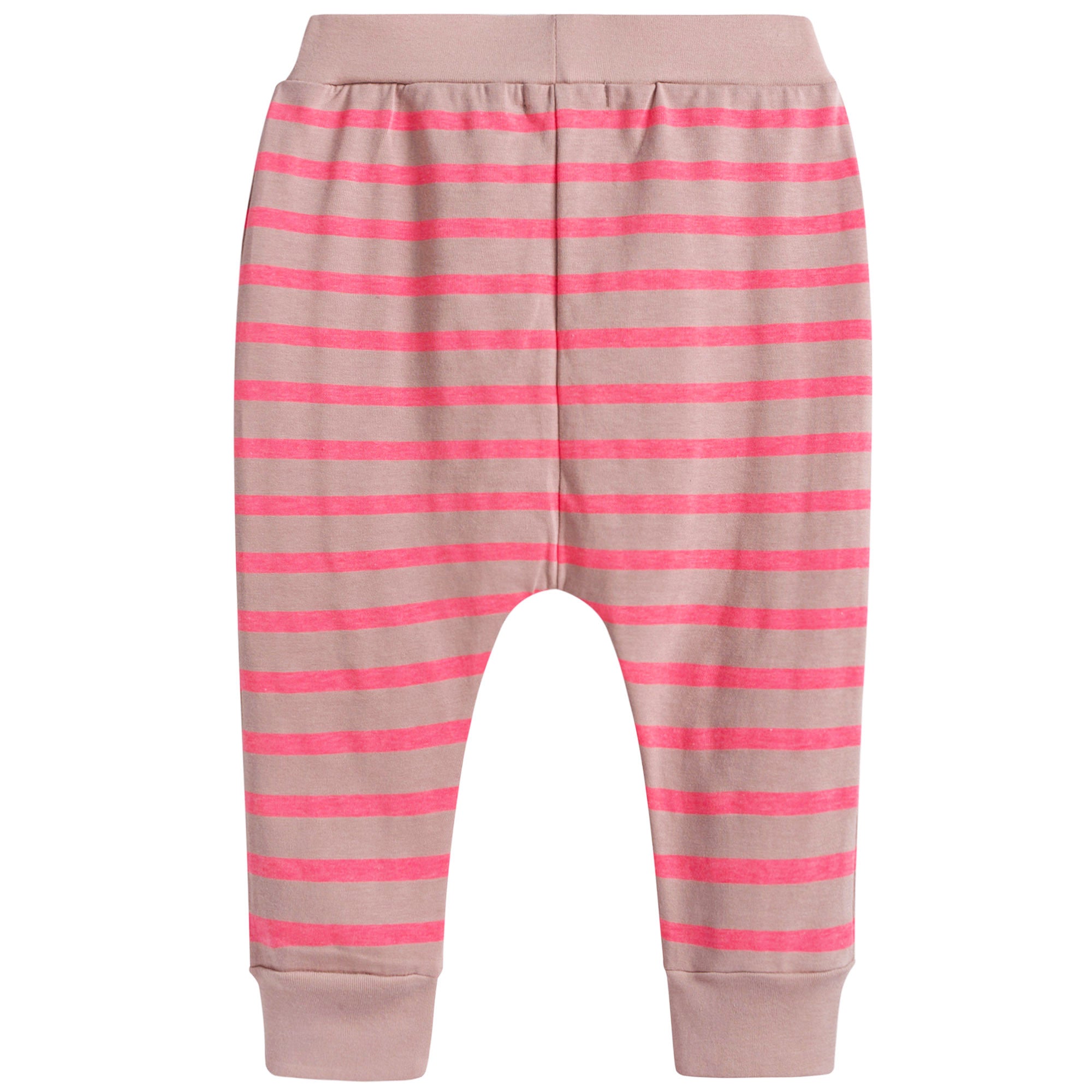 Baby Girls Pink Striped Trousers