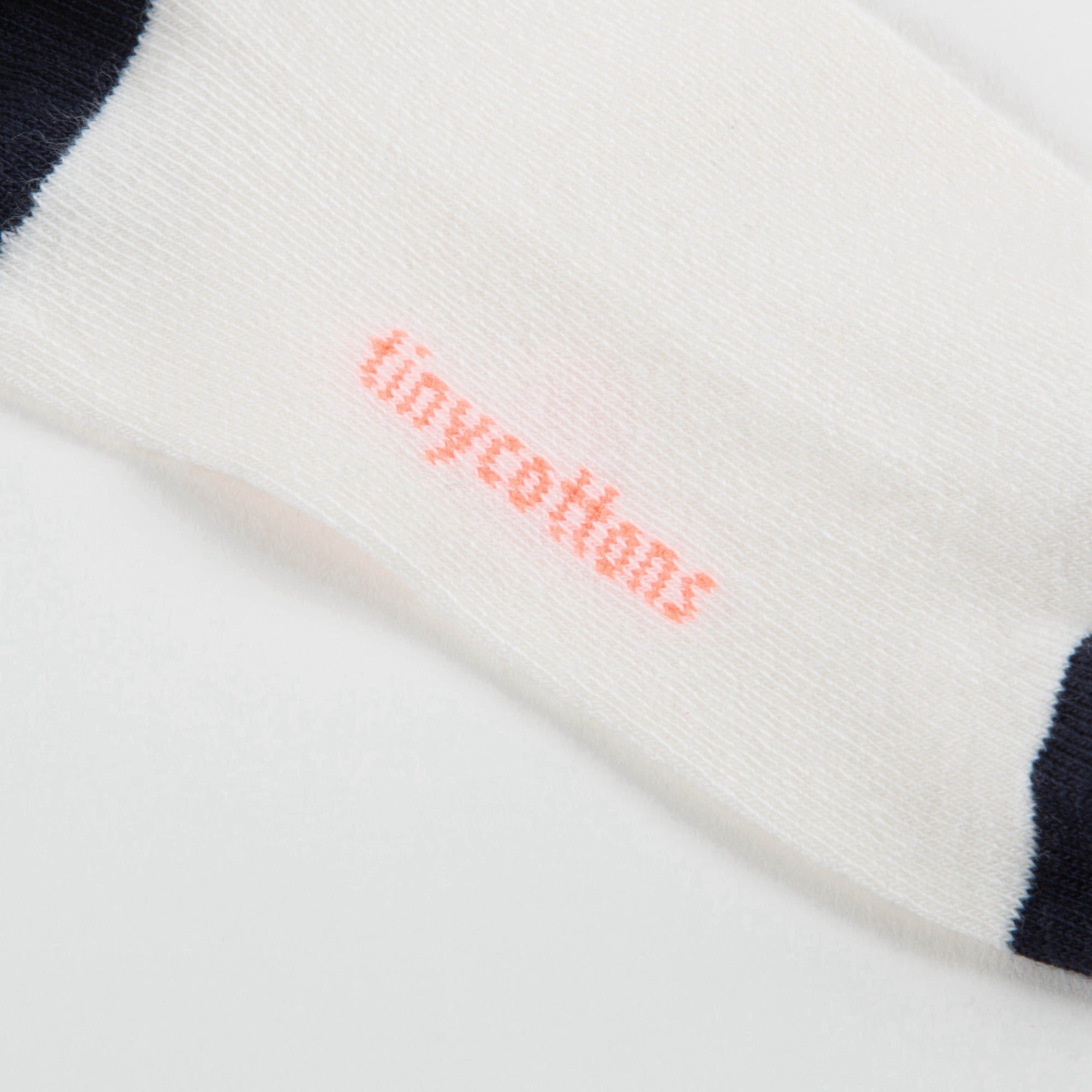Girls White & Blue Cotton Socks