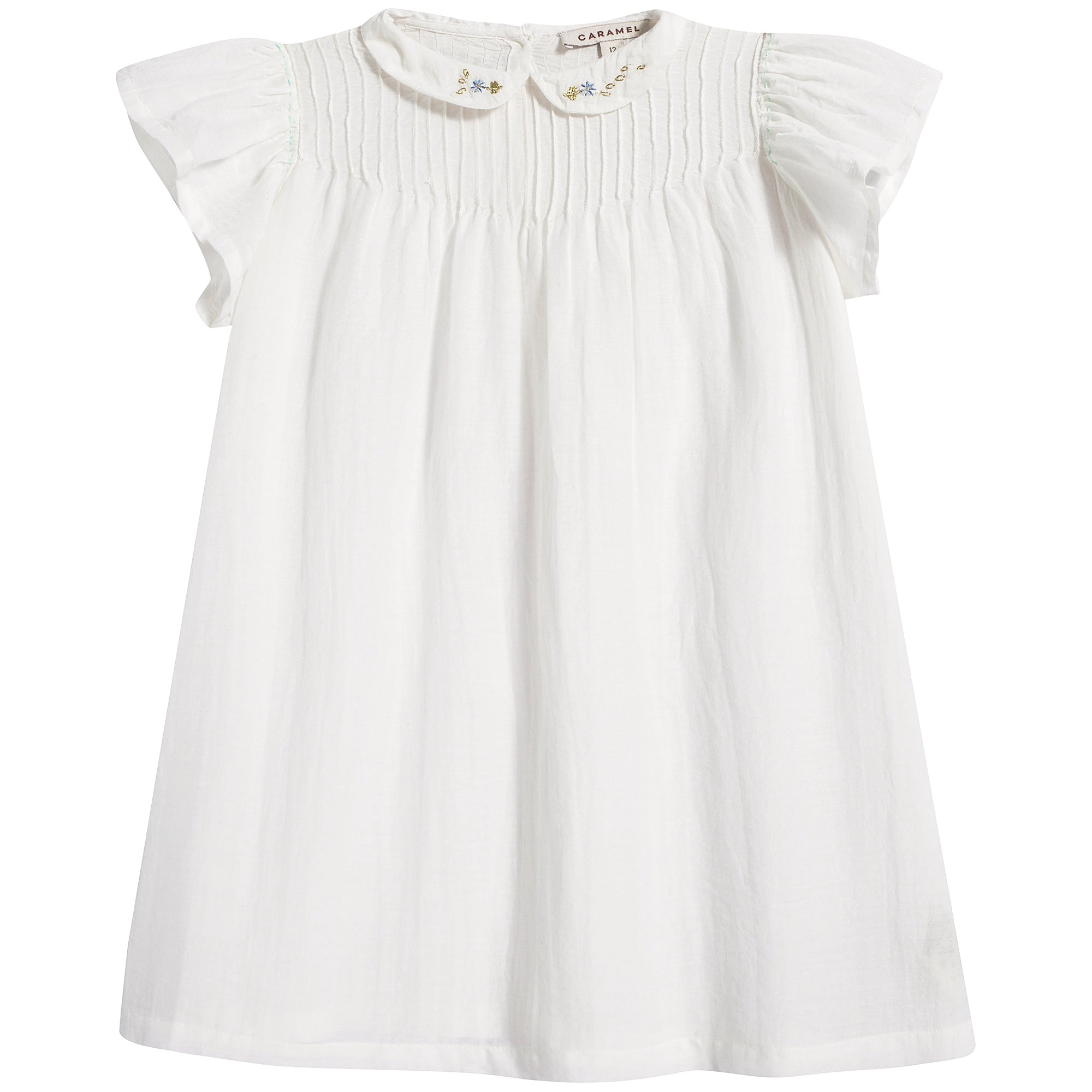 Baby Girls White Cotton Dress