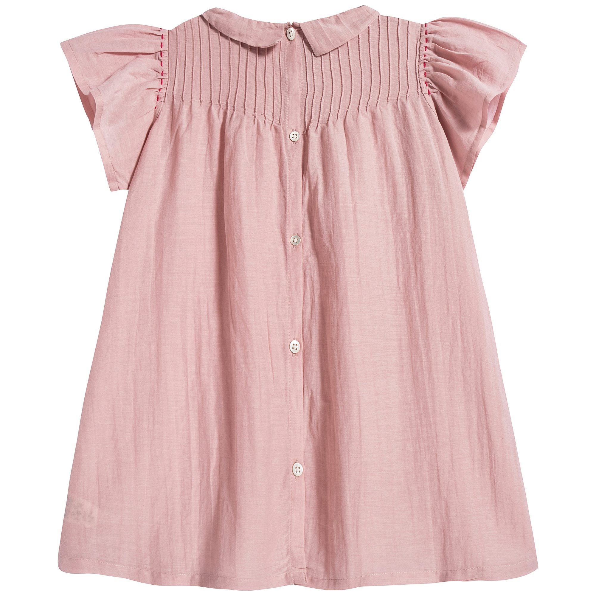 Baby Girls Pink Cotton Dress