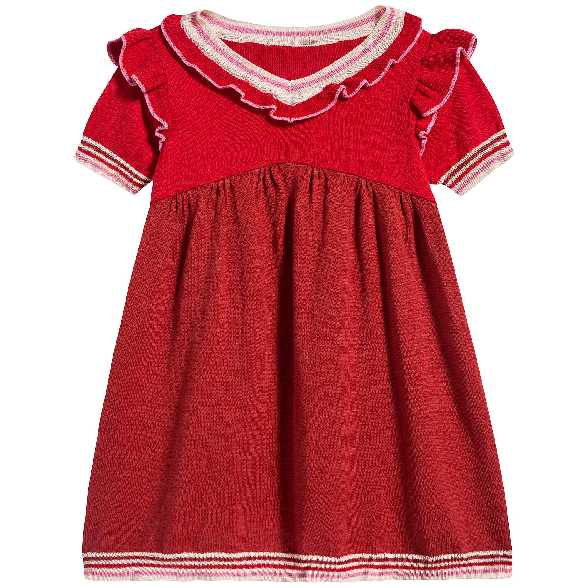 Baby Girls Berry Cotton Dress