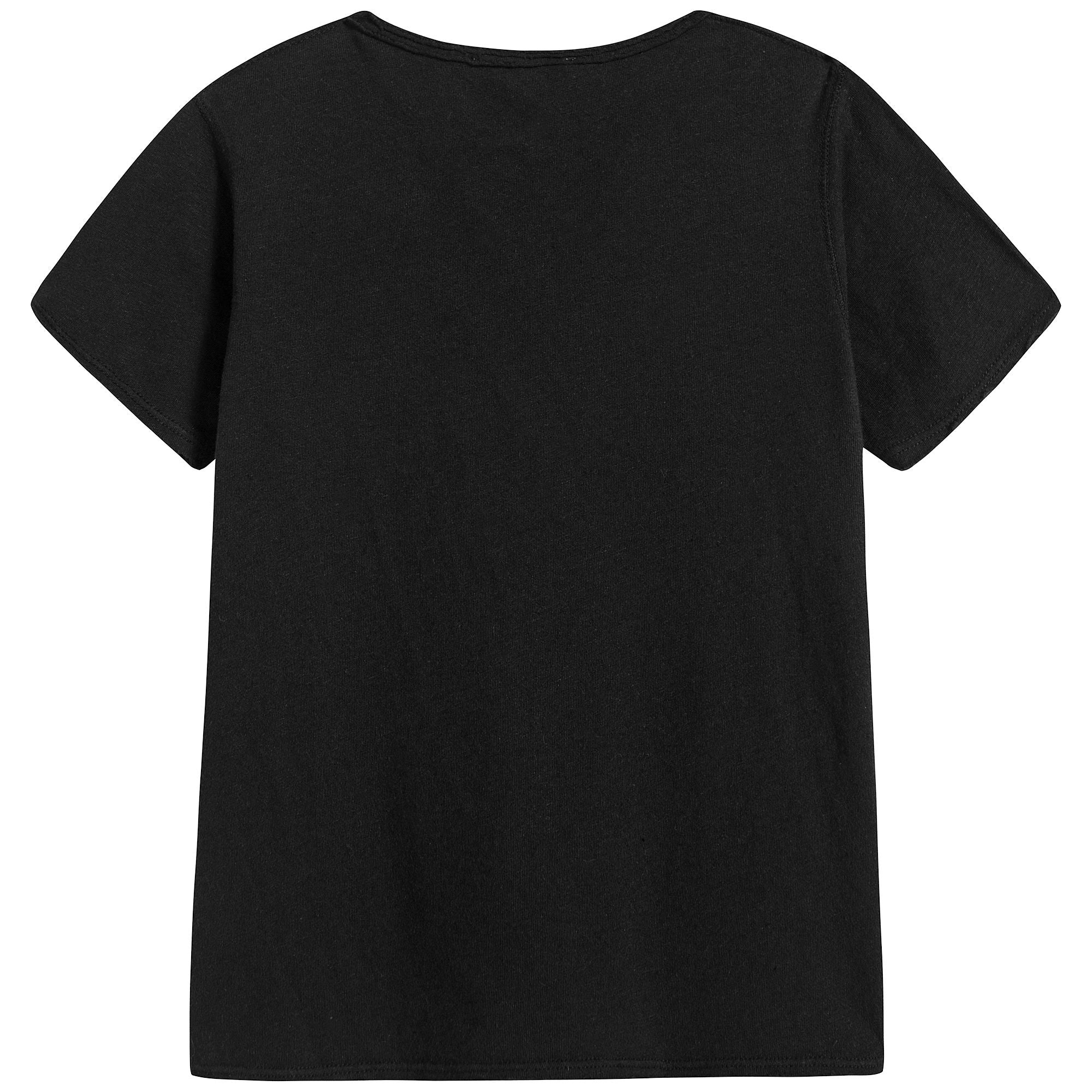 Baby Black Cotton T-shirt