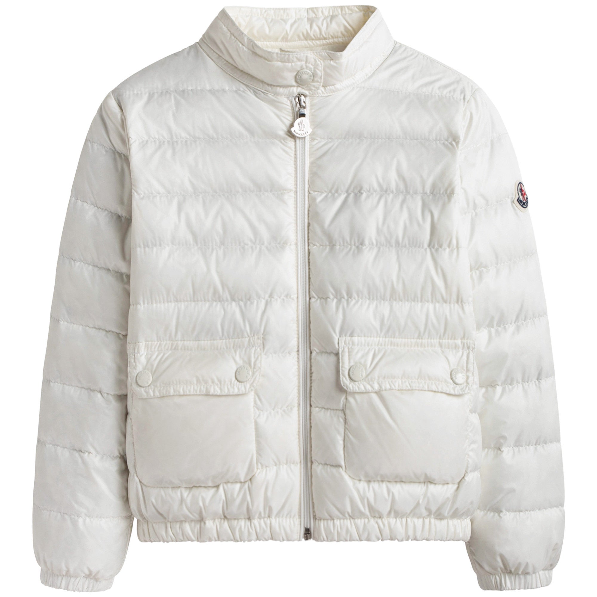 Girls White "Lans"Down Padded Jacket
