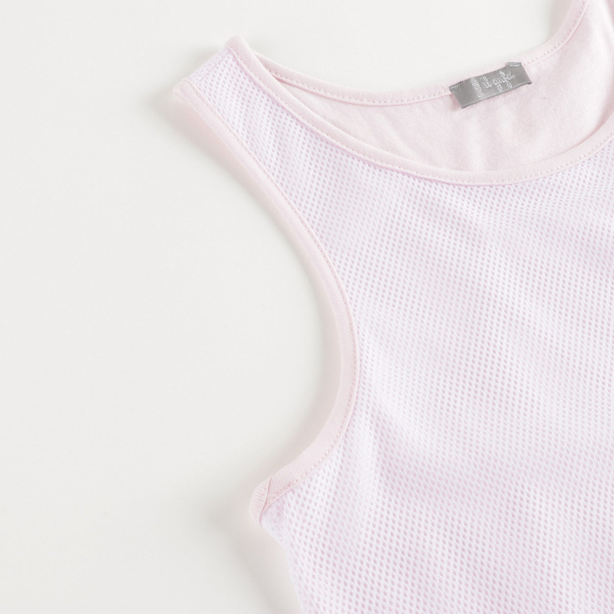 Débardeur rose perle pour filles