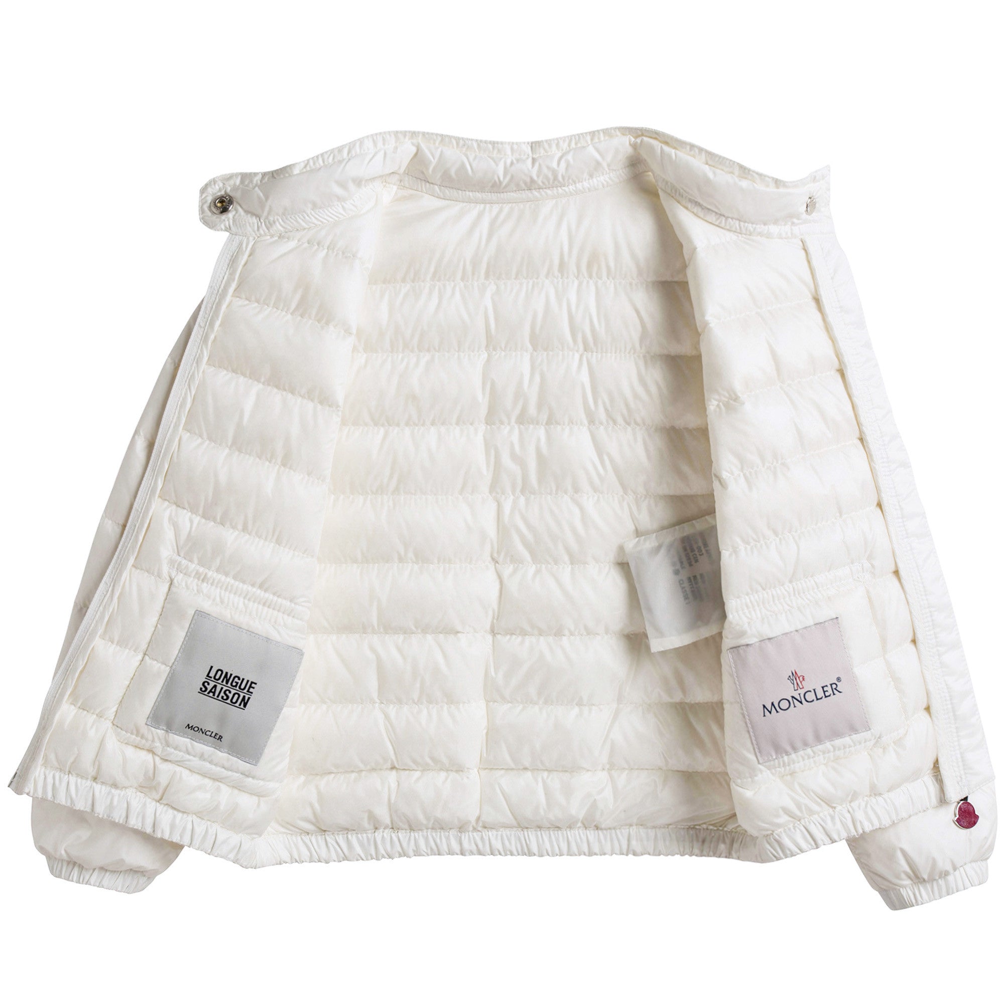 Girls White "Lans"Down Padded Jacket