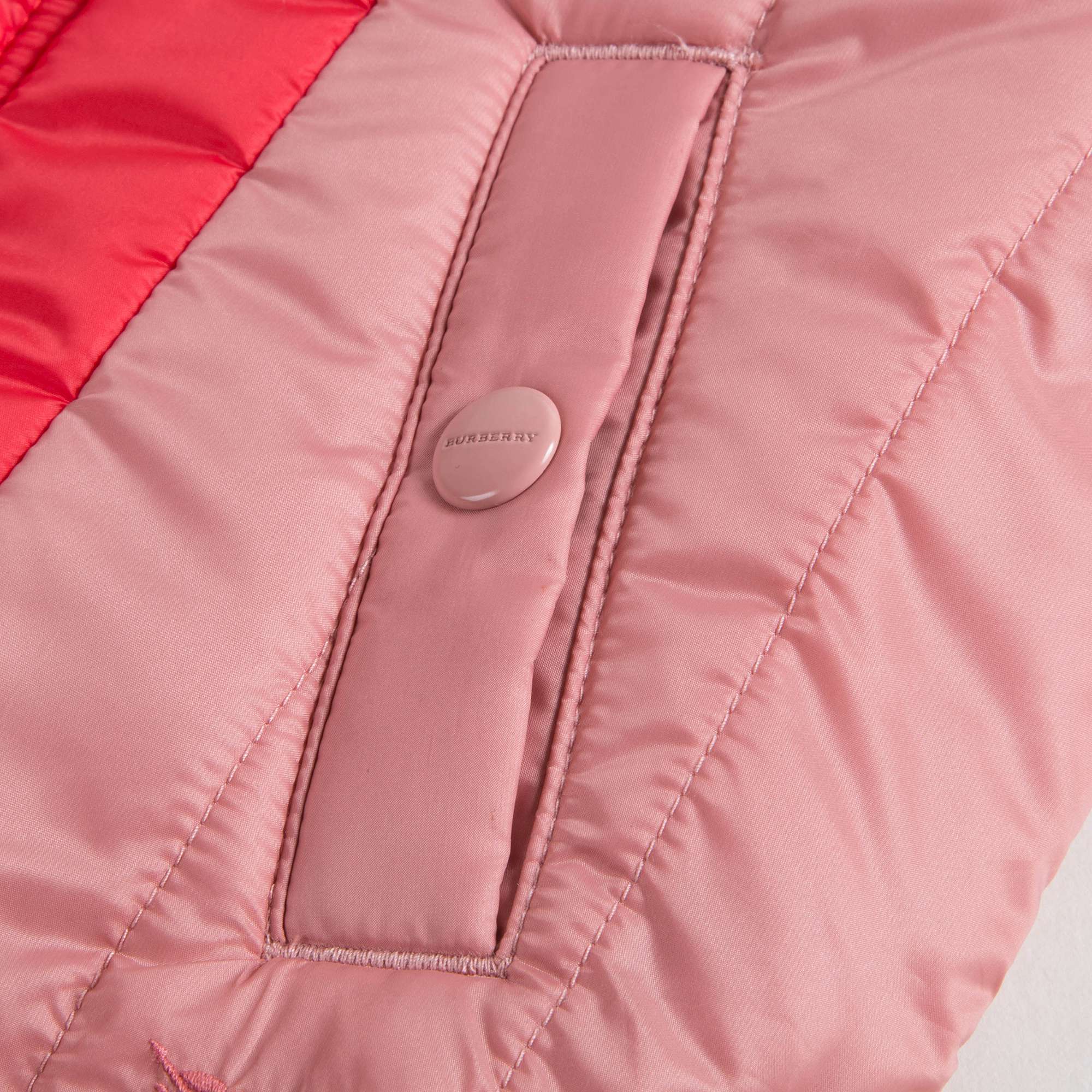 Girls Bright Orange Red Coat