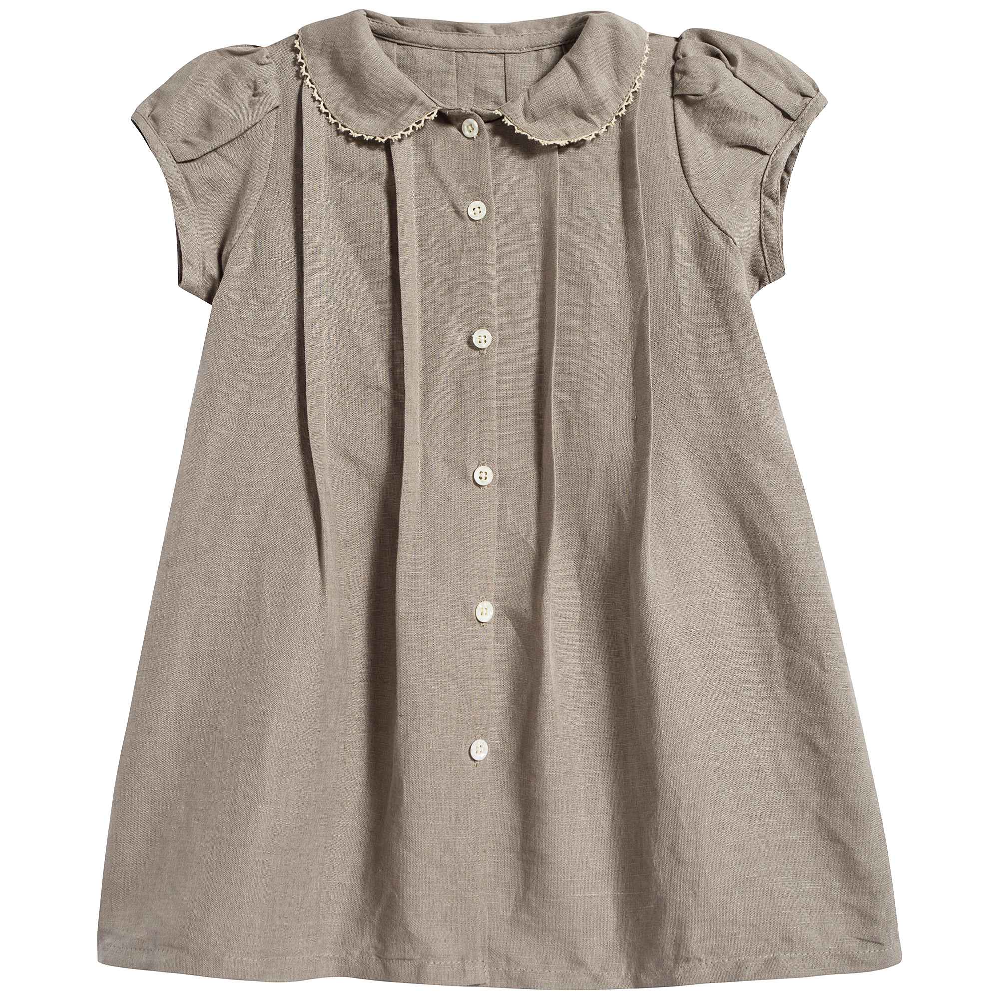Baby Girls Stone Grey Dress