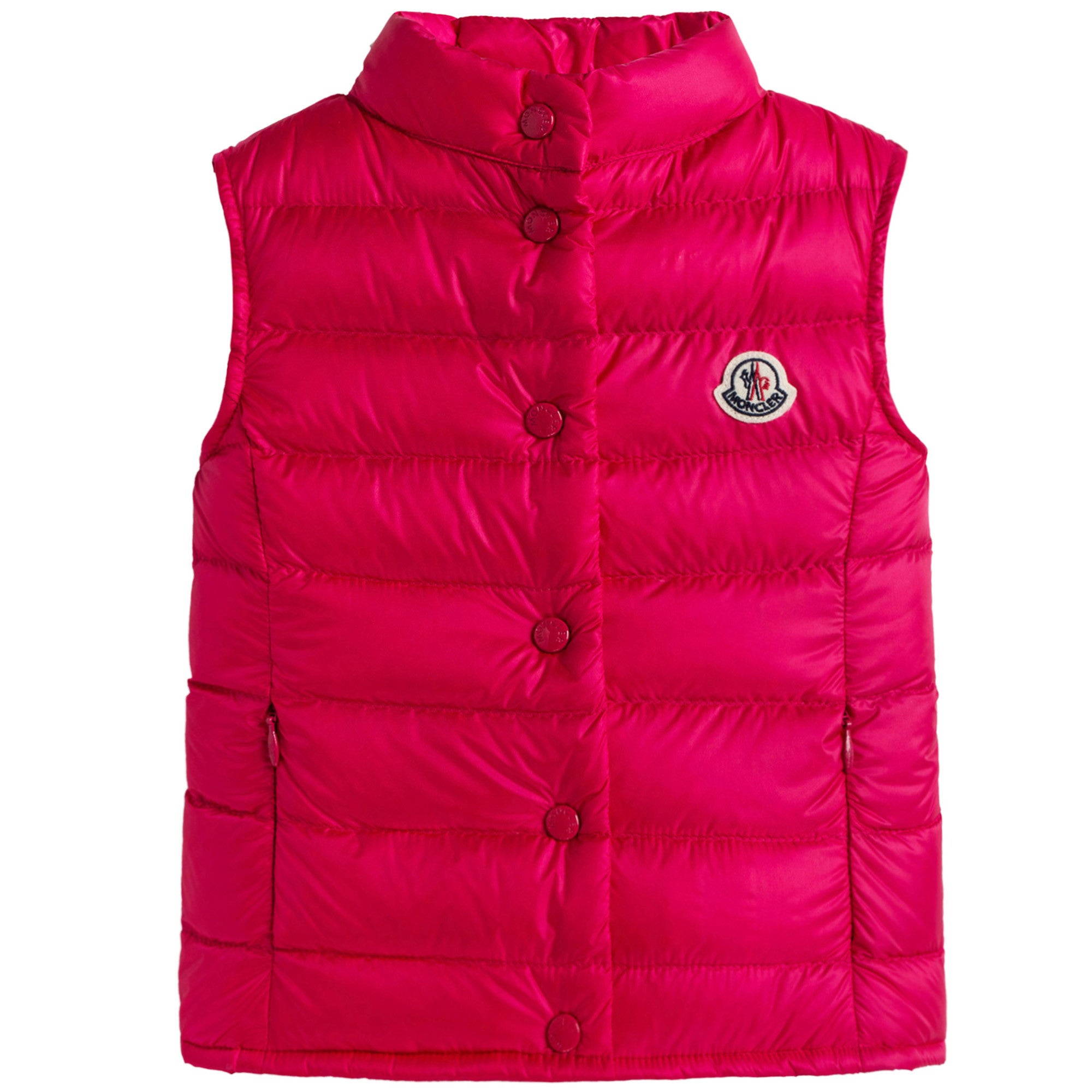 Girls Fuchsia "Liane"Down Padded Gilet