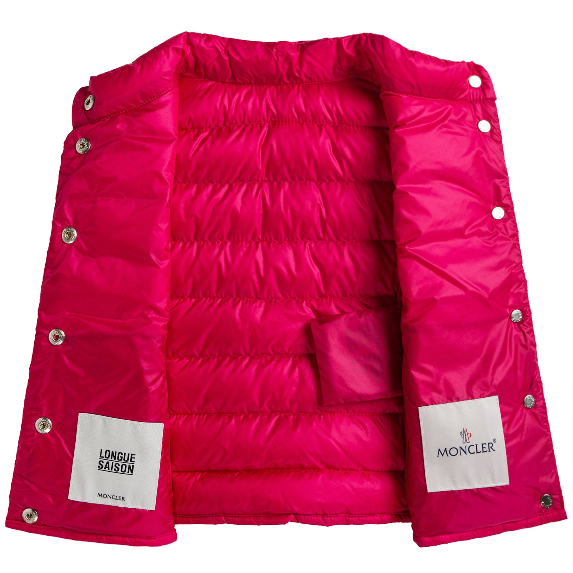 Girls Fuchsia "Liane"Down Padded Gilet