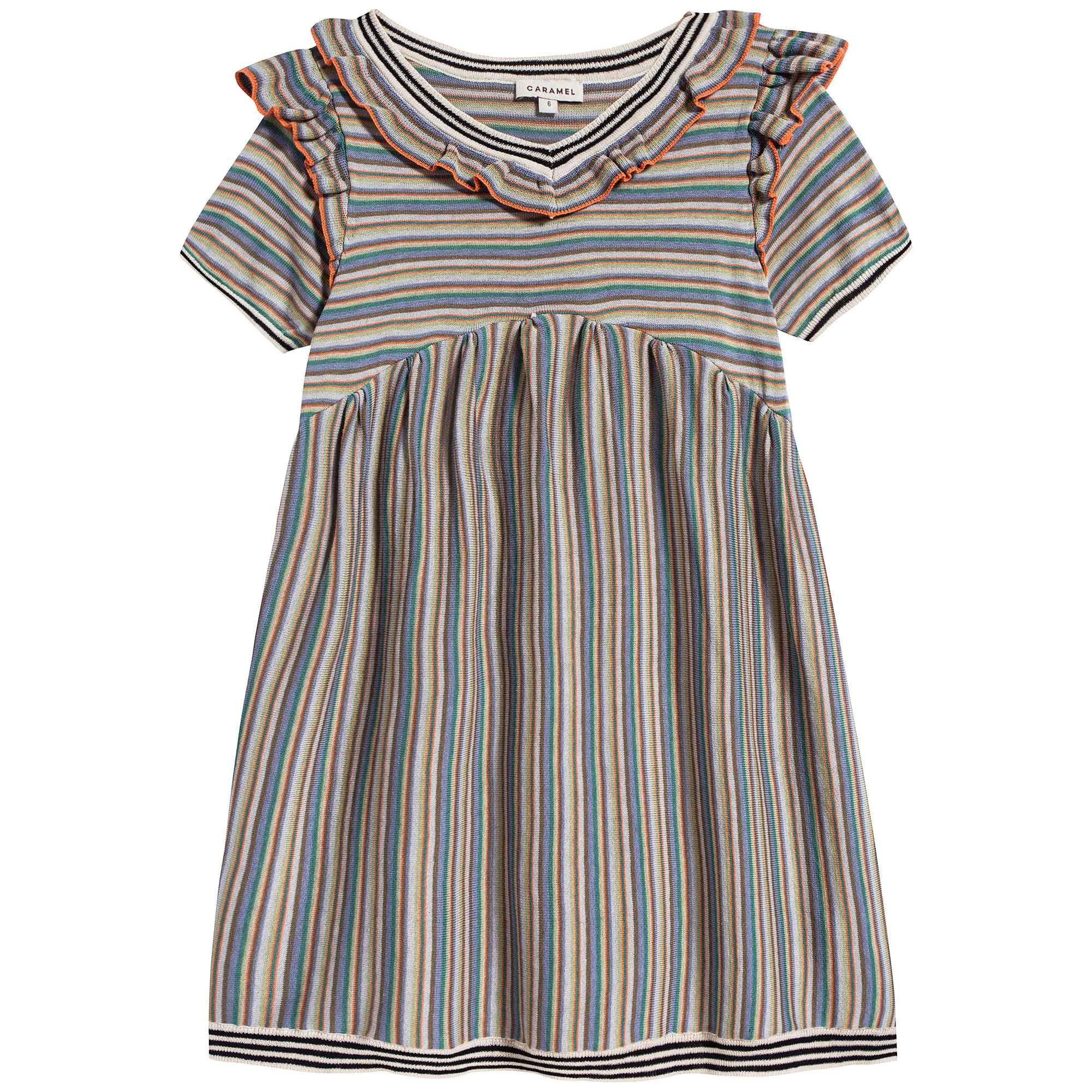 Girls Multi Cotton Dress