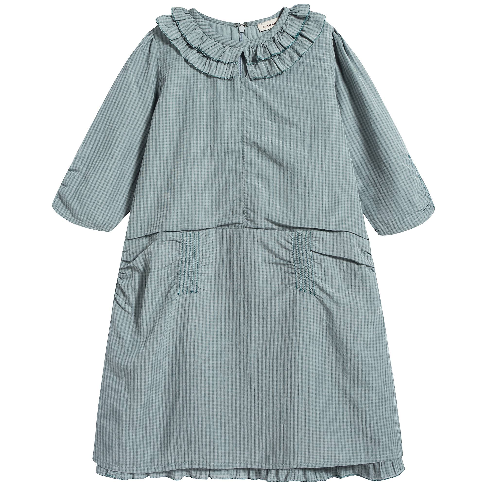 Baby Girls Granite Grid Dress