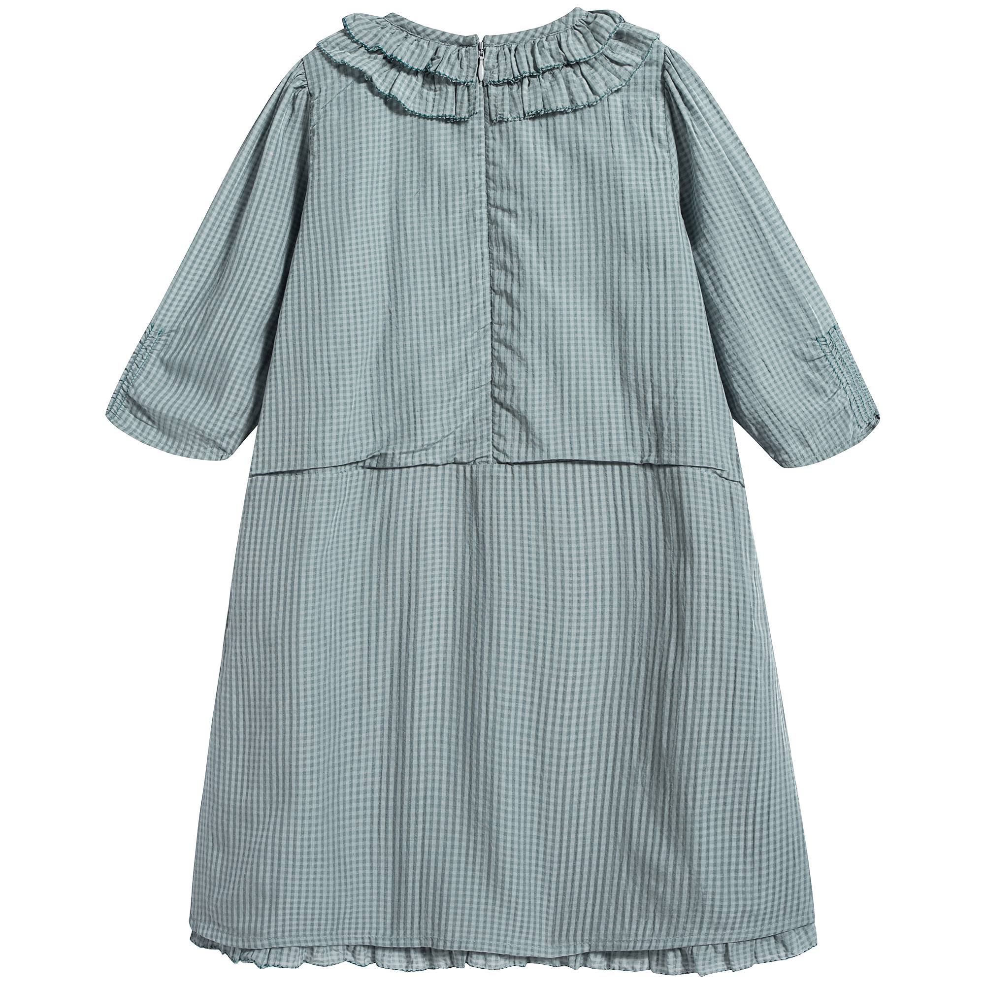 Baby Girls Granite Grid Dress