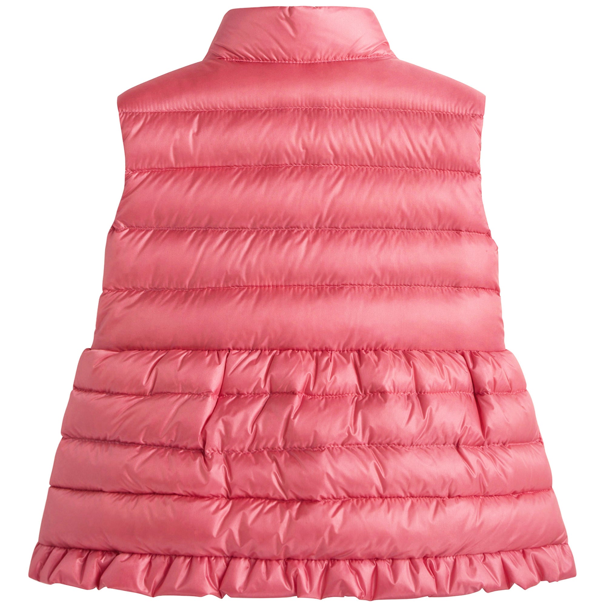 Girls Pink "New Cherame"Down Padded Gilet