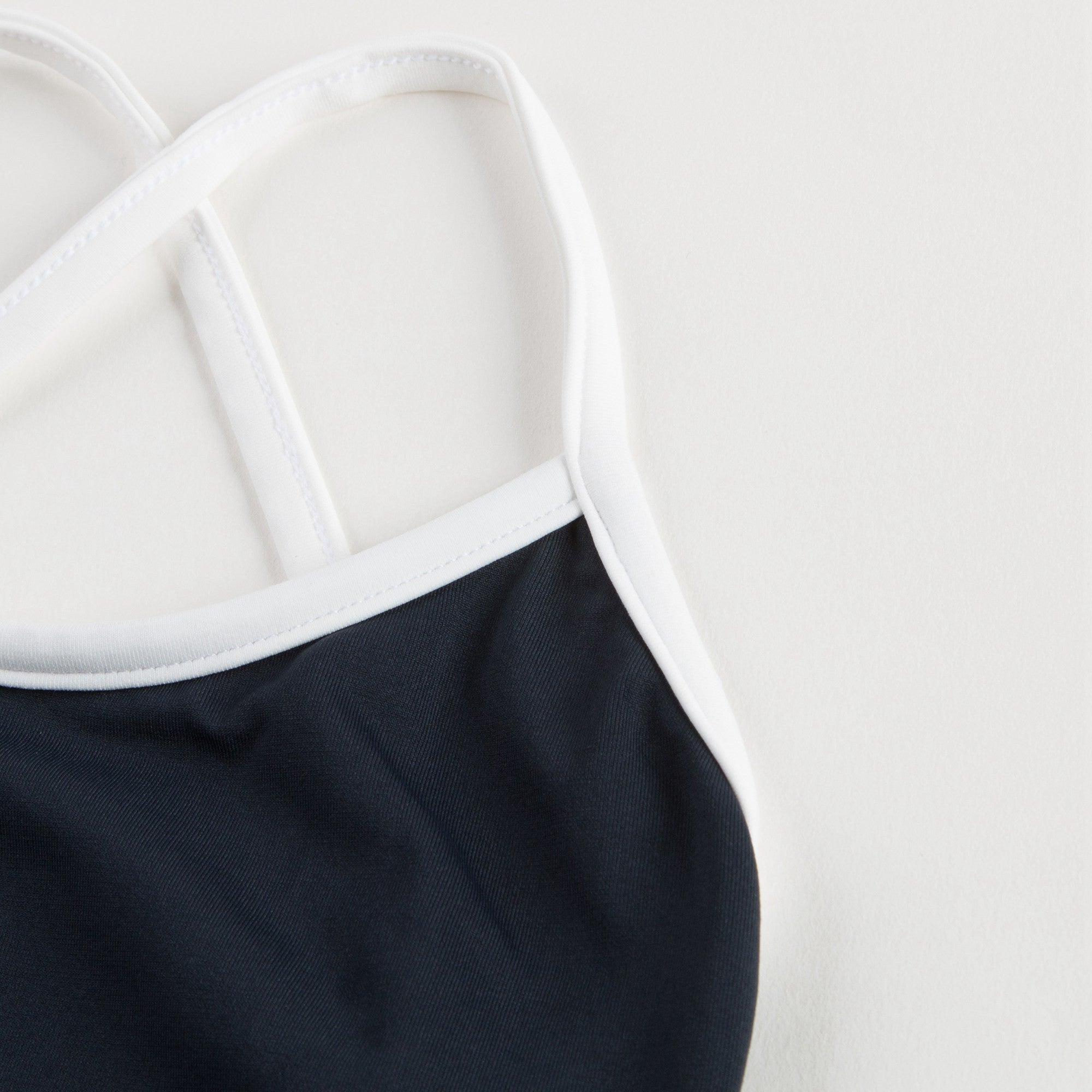 Girls Dark Blue Jersey Swimsuit