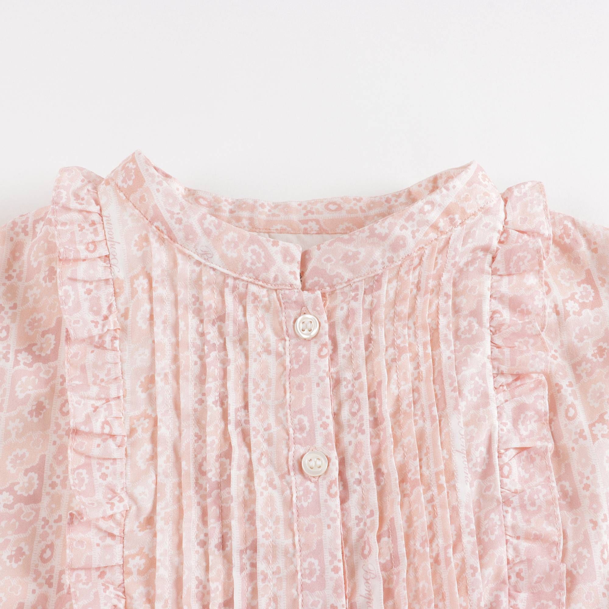 Girls Light Pink Cotton Dress