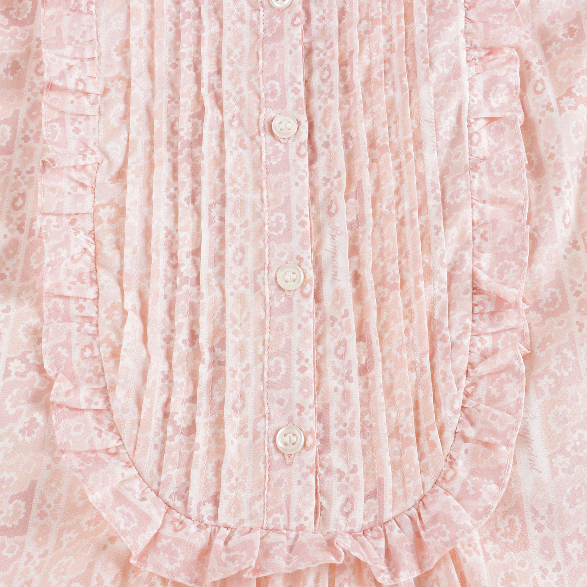 Girls Light Pink Cotton Dress