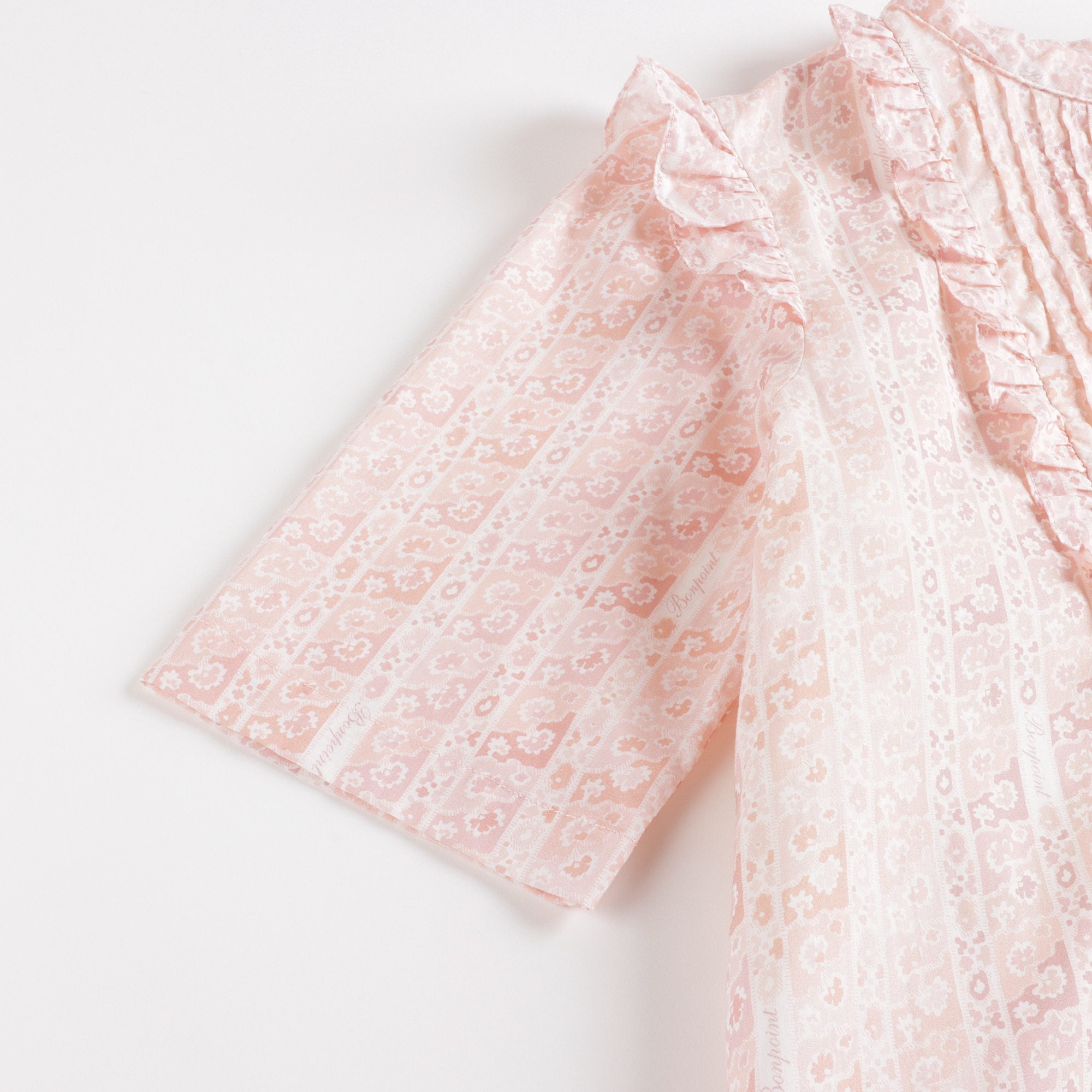 Girls Light Pink Cotton Dress