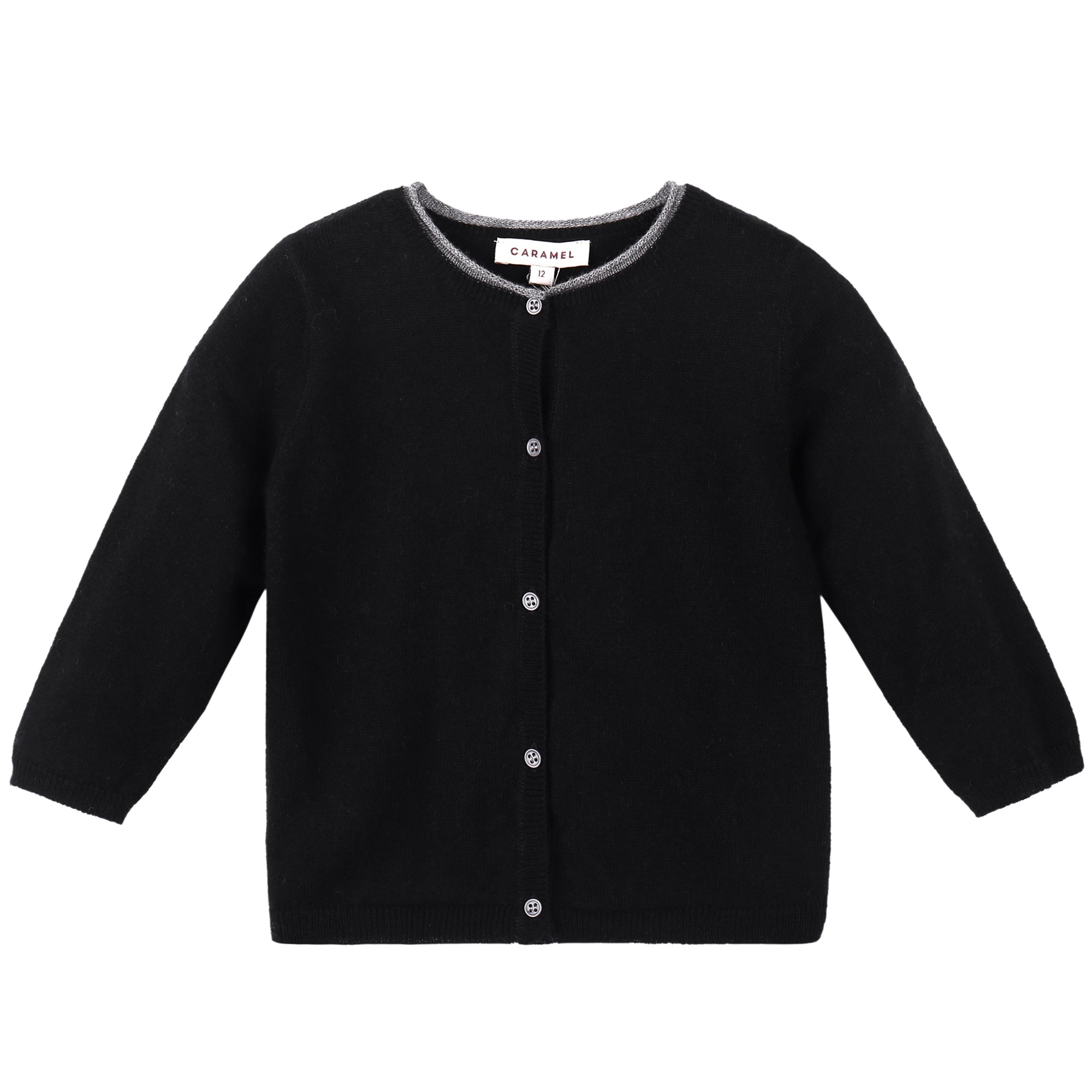 Baby Black Knitted Cardigan
