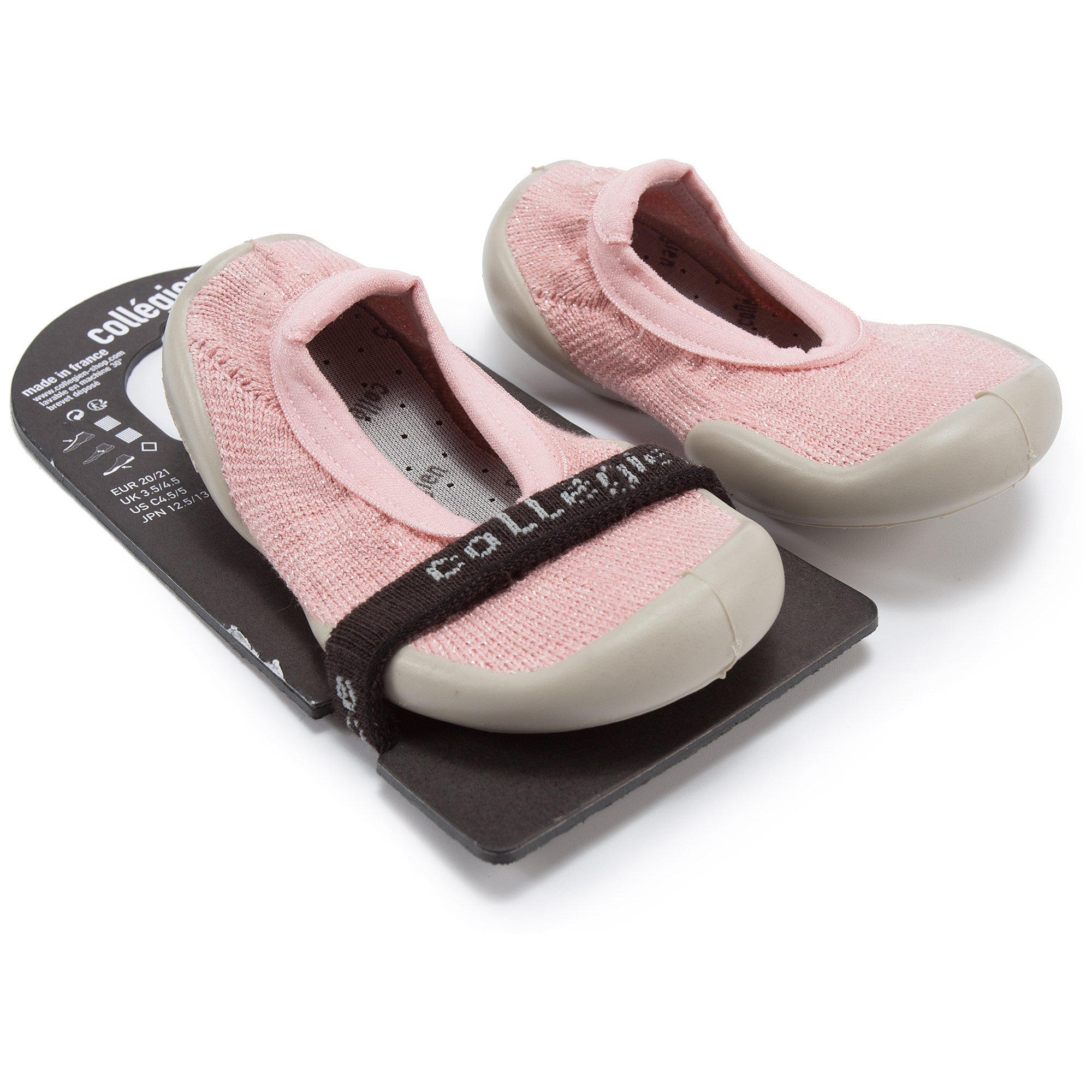小童粉色袜子鞋