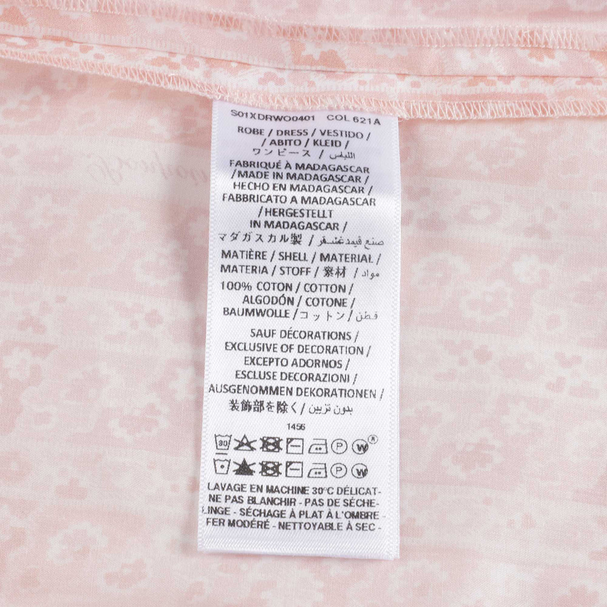 Baby Girls Light Pink Cotton Dress