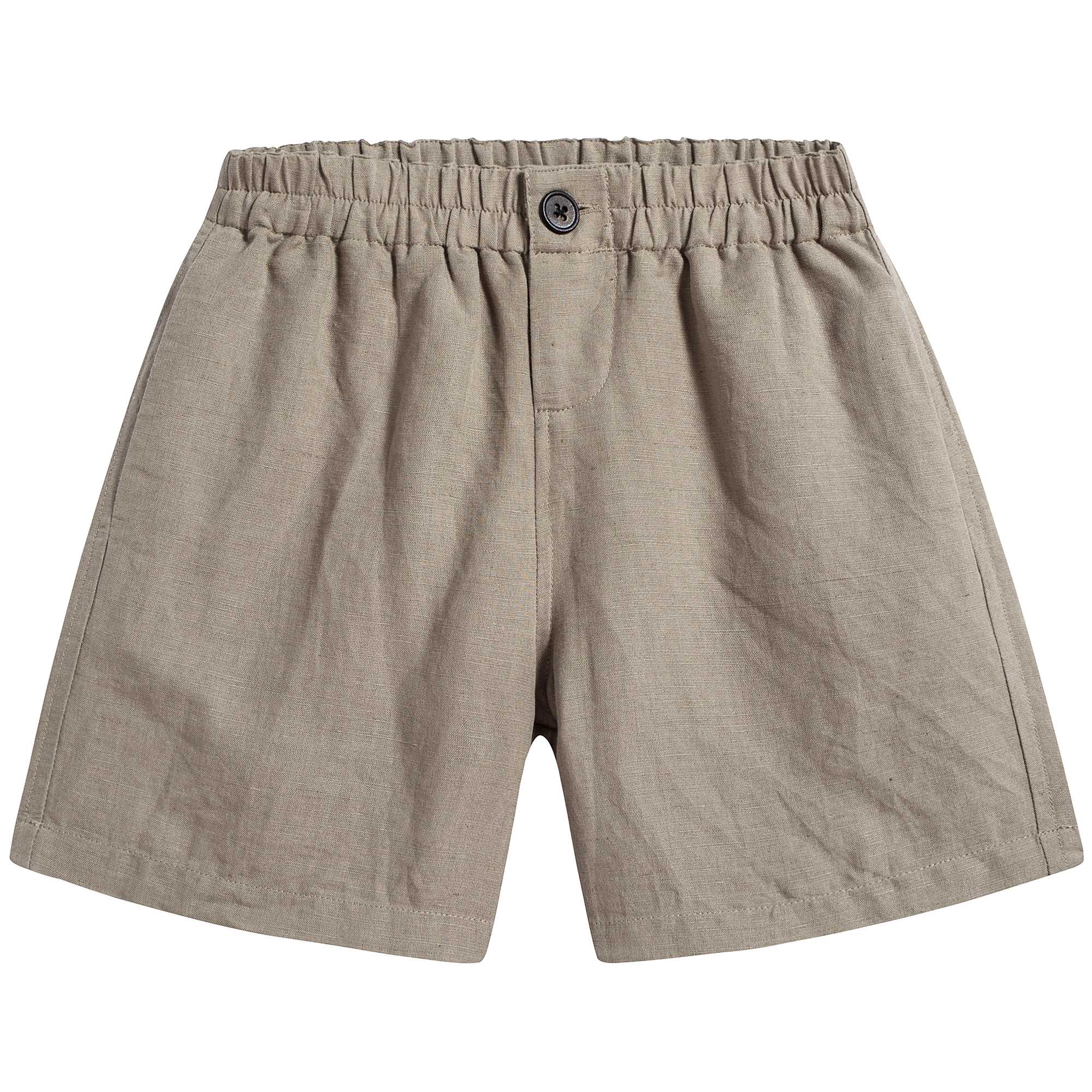 Boys & Girls Brown Linen Short