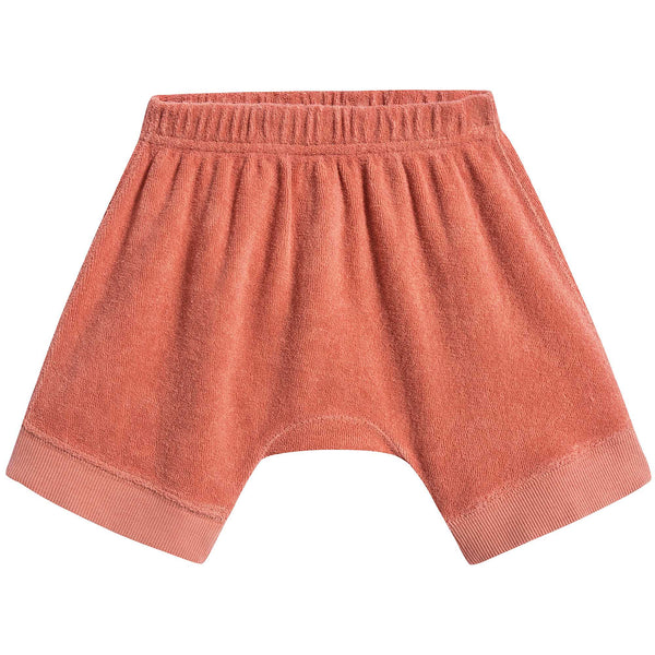 Baby Girls Coral Cotton Shorts