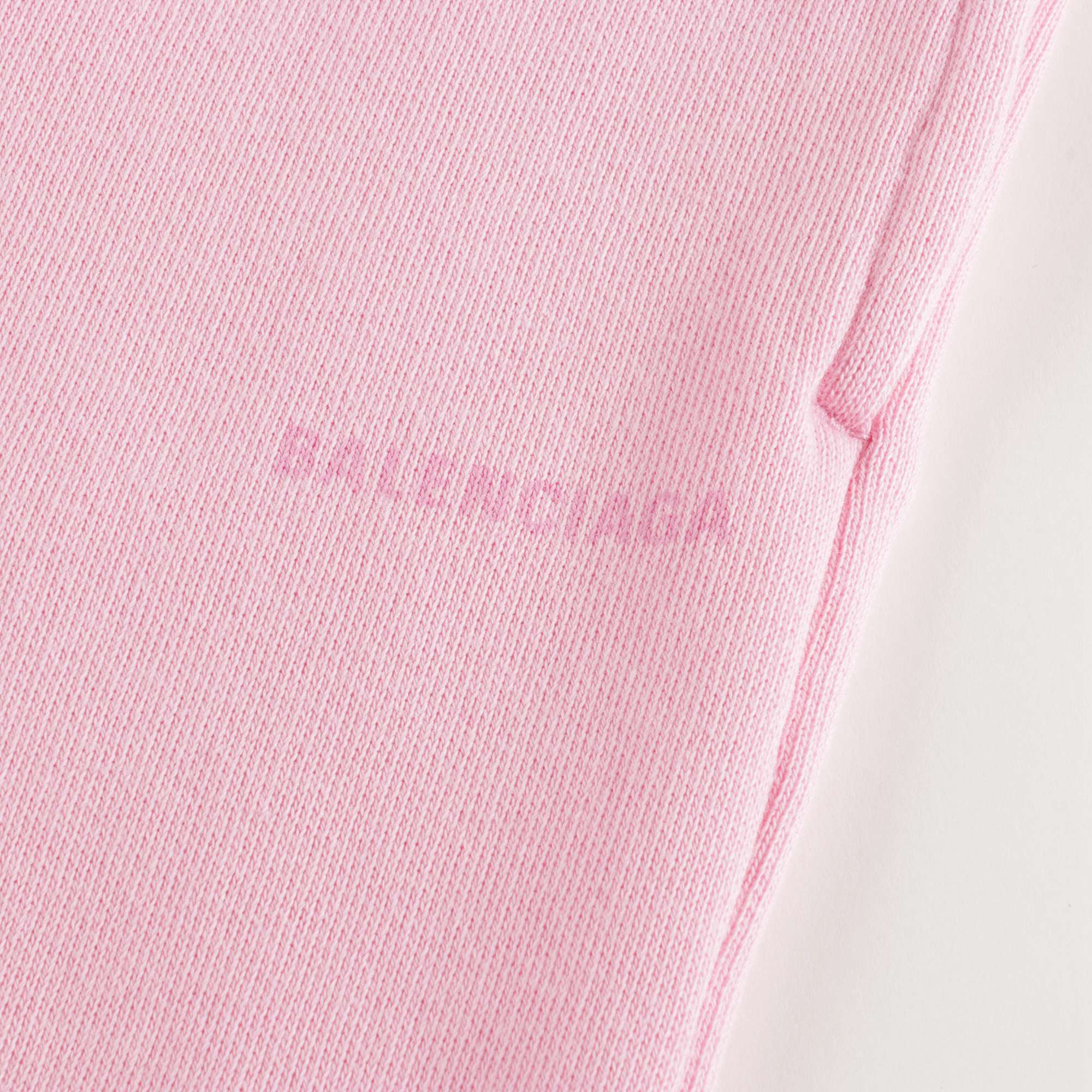 Girls Pink Logo Cotton Shorts