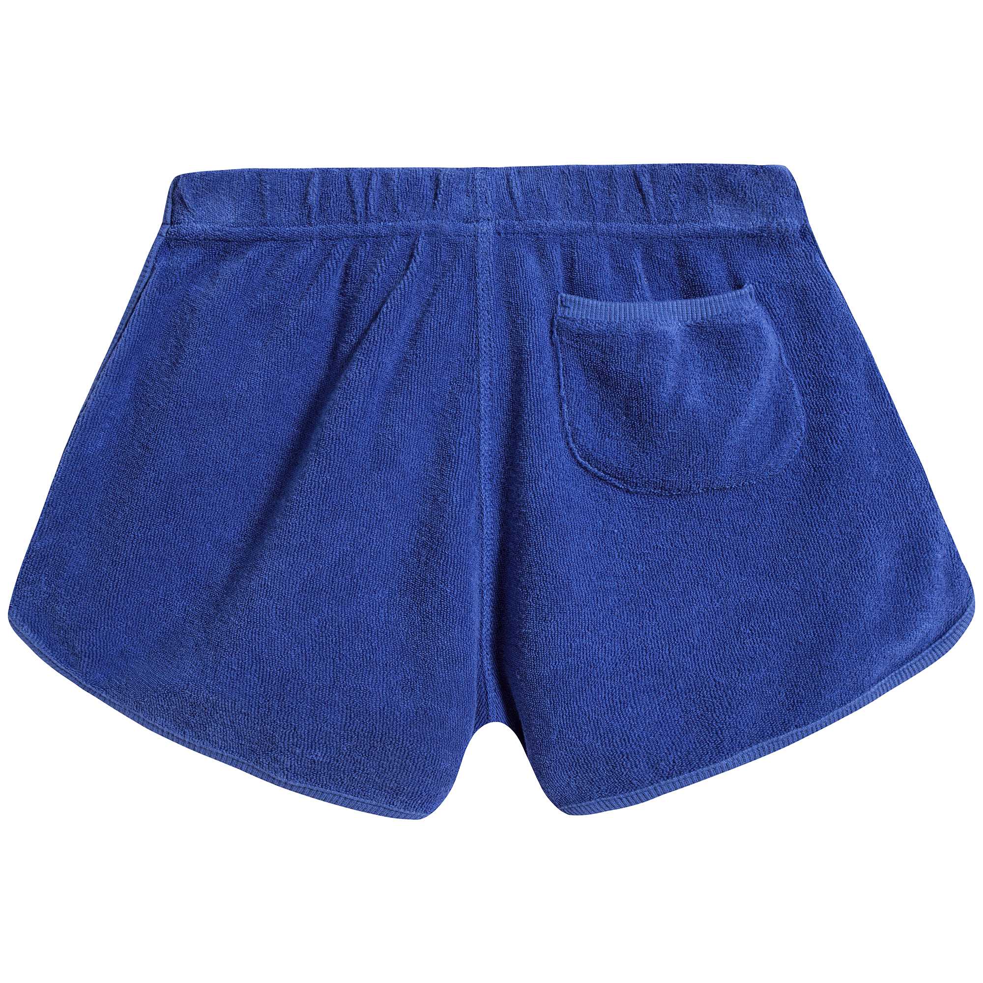 Boys and Girls Royal Blue Cotton Shorts