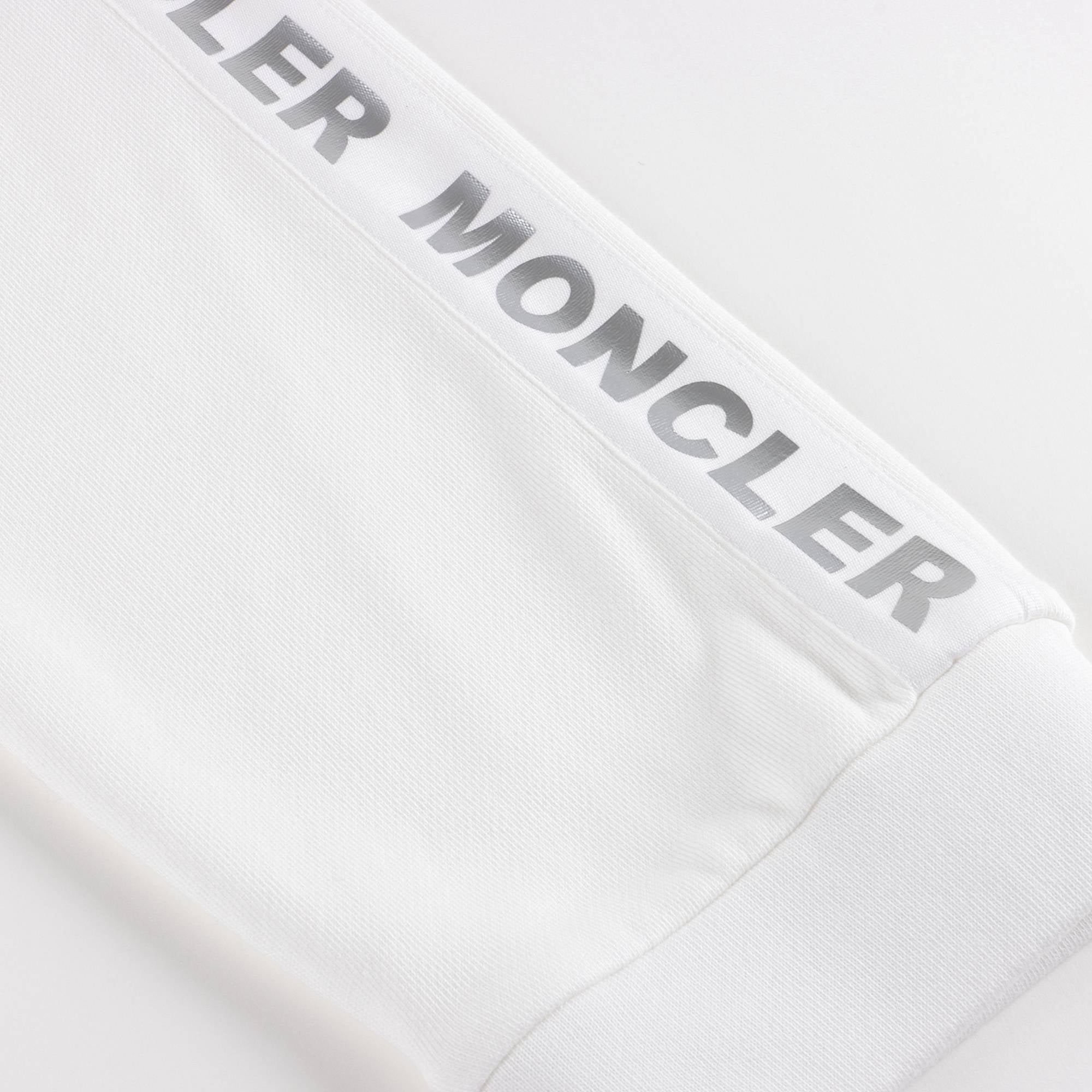 Girls White Logo Cotton Set
