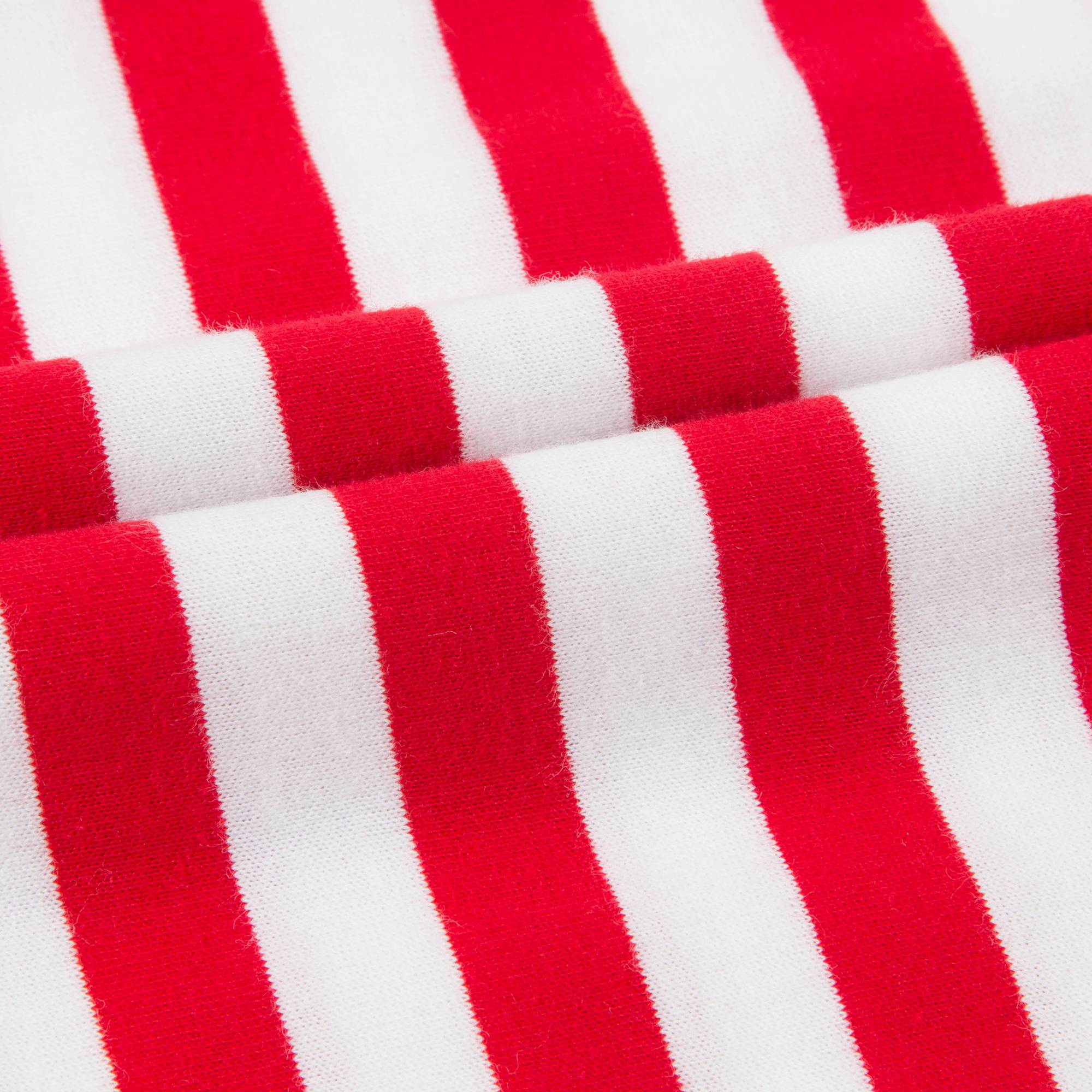 Baby Girls Red Stripes Cotton Set