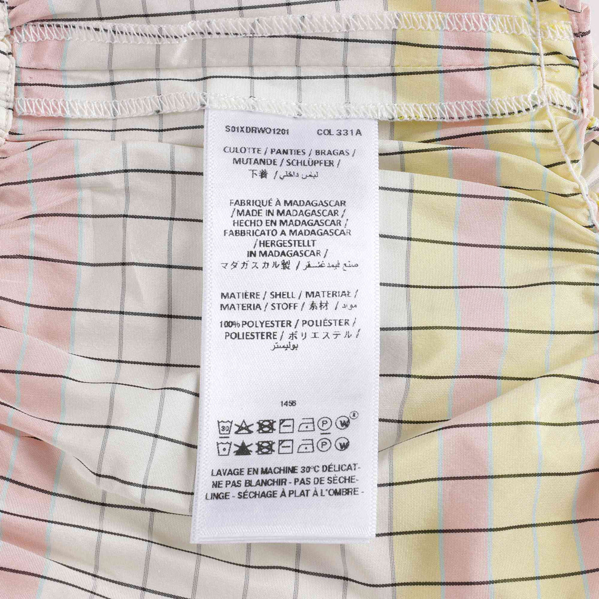 Baby Girls Yellow Check Dress Set