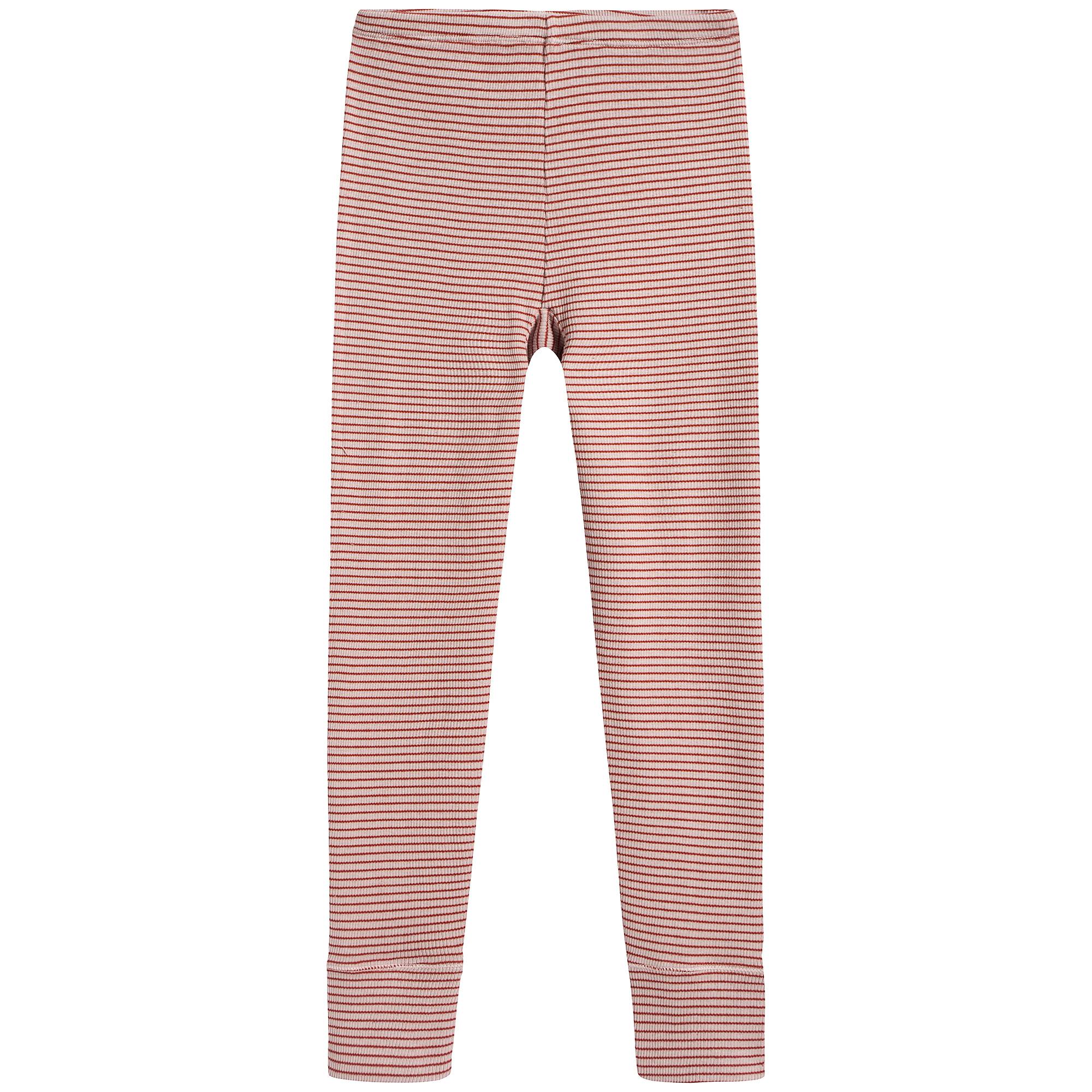 Girls Lavender & Rust Cotton Trousers