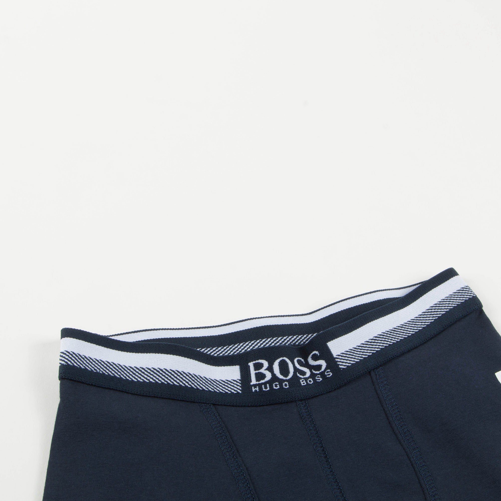 Boys Blue Cotton Logo Underwear