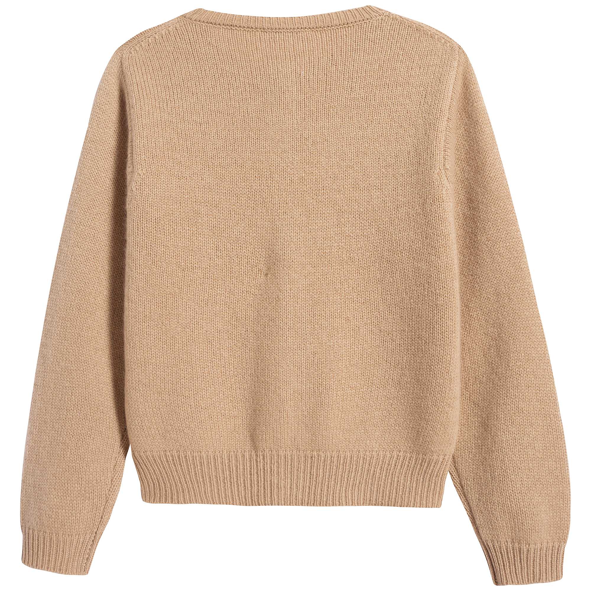 Girls Camel Cardigan