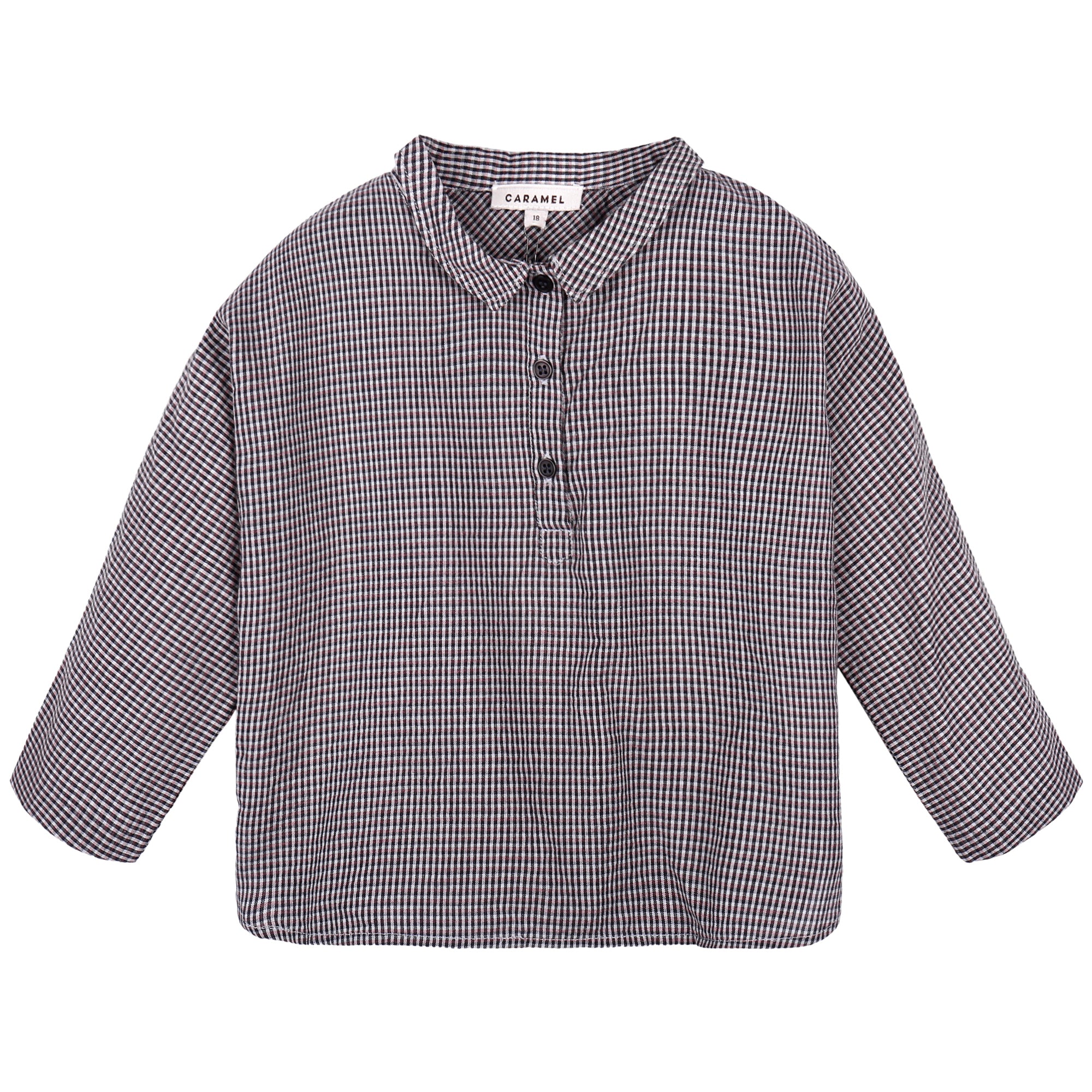 Baby Boys Grey Striped Shirt