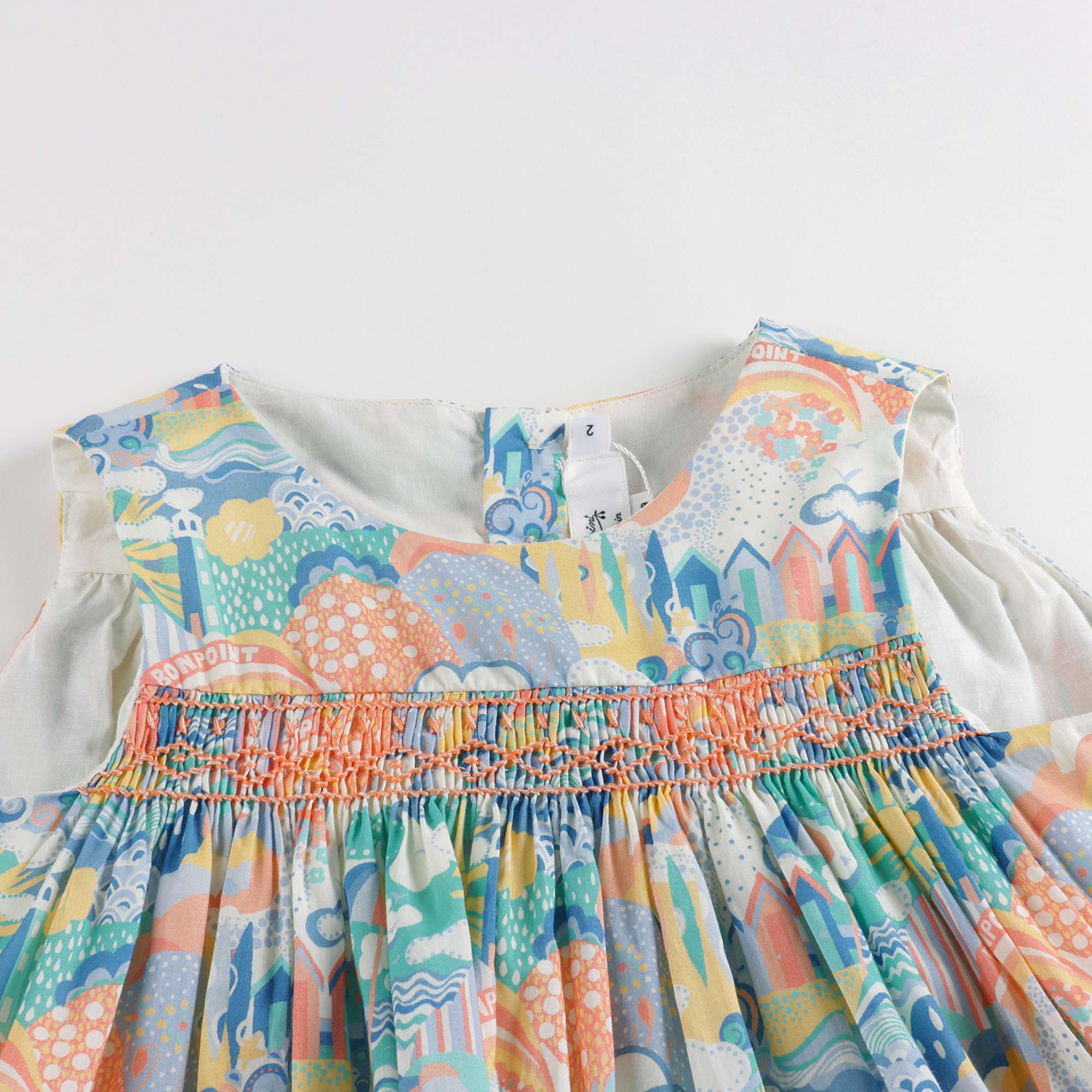 Girls Multicolor Cotton Dress