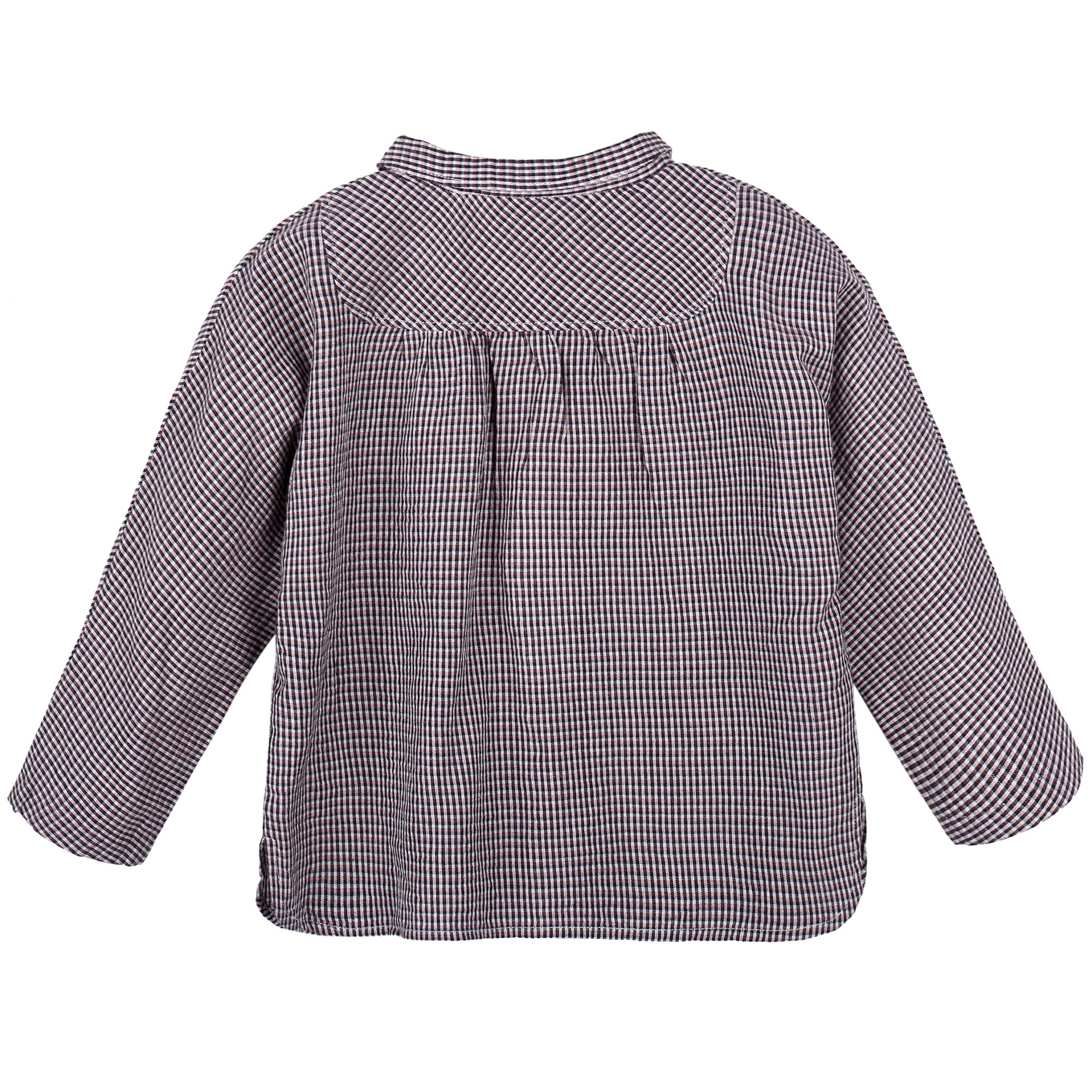 Baby Boys Grey Striped Shirt