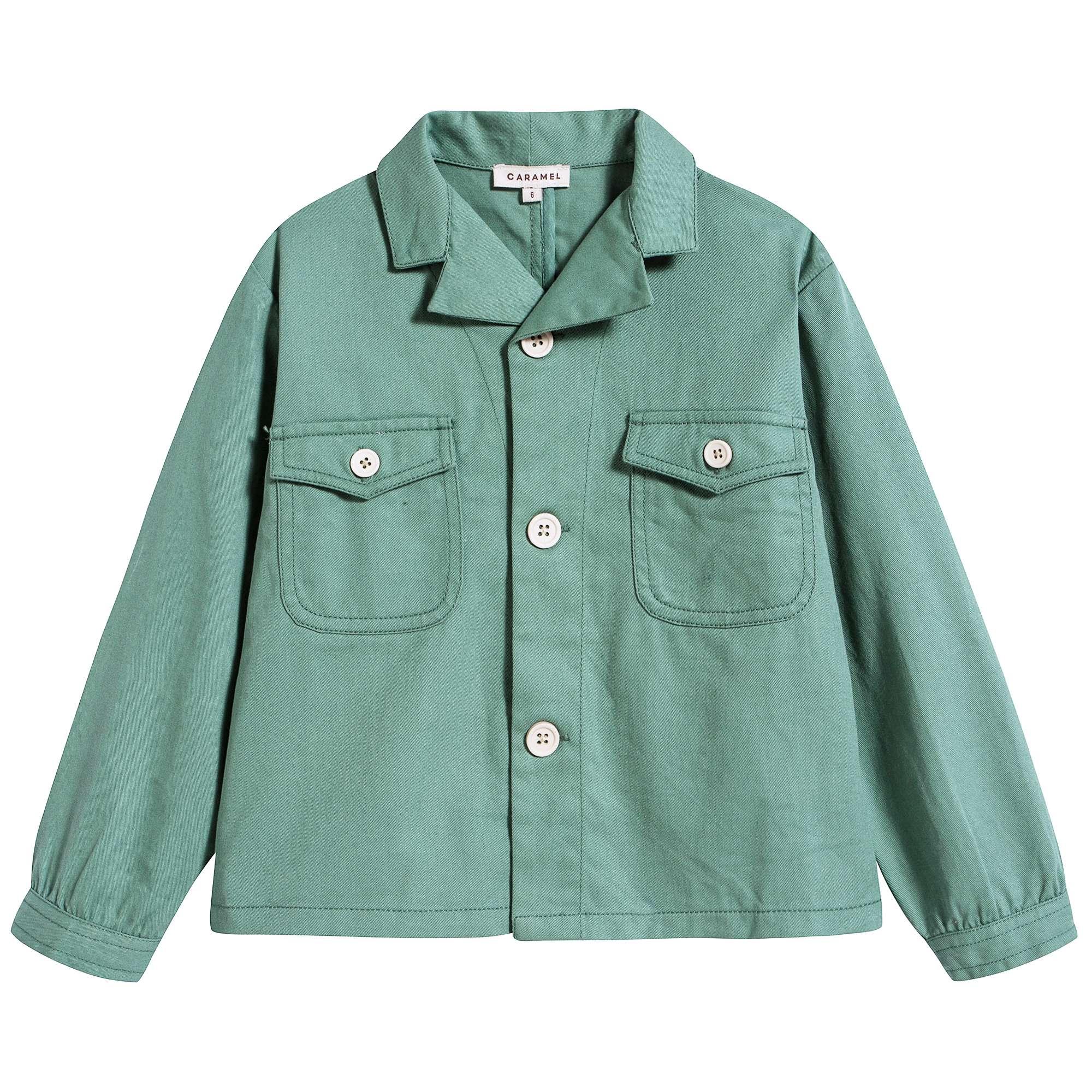 Boys Jade Green Cotton Jackest