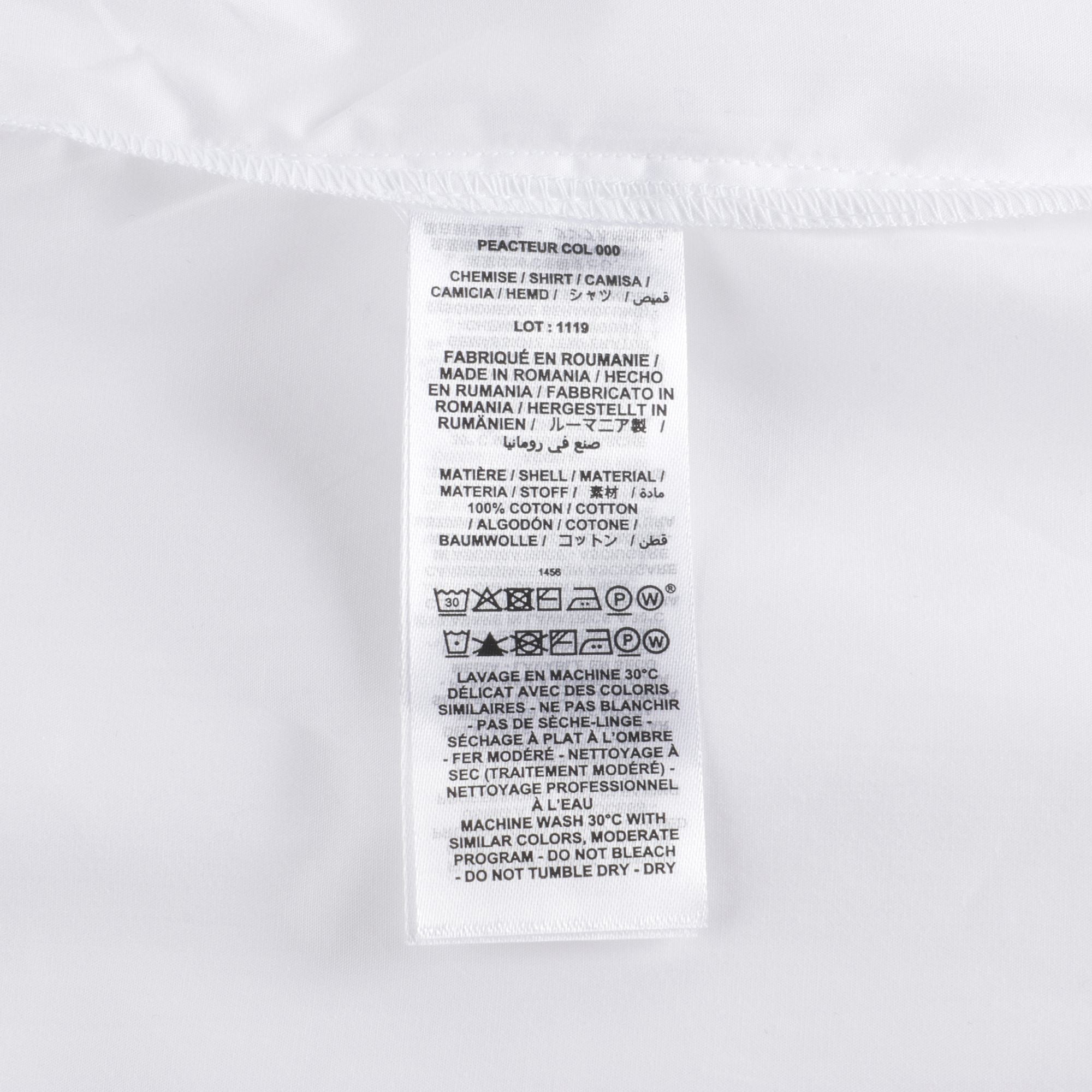 Boys White Cotton Shirt