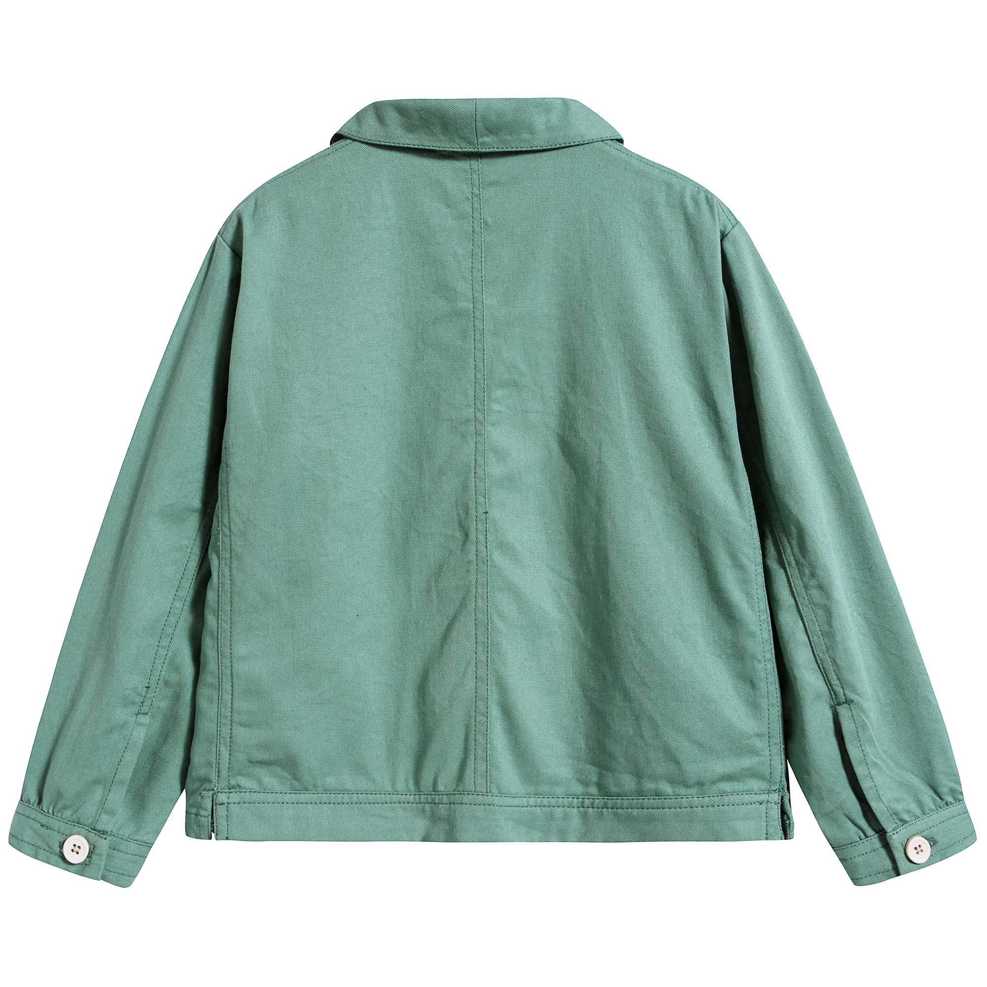 Boys Jade Green Cotton Jackest