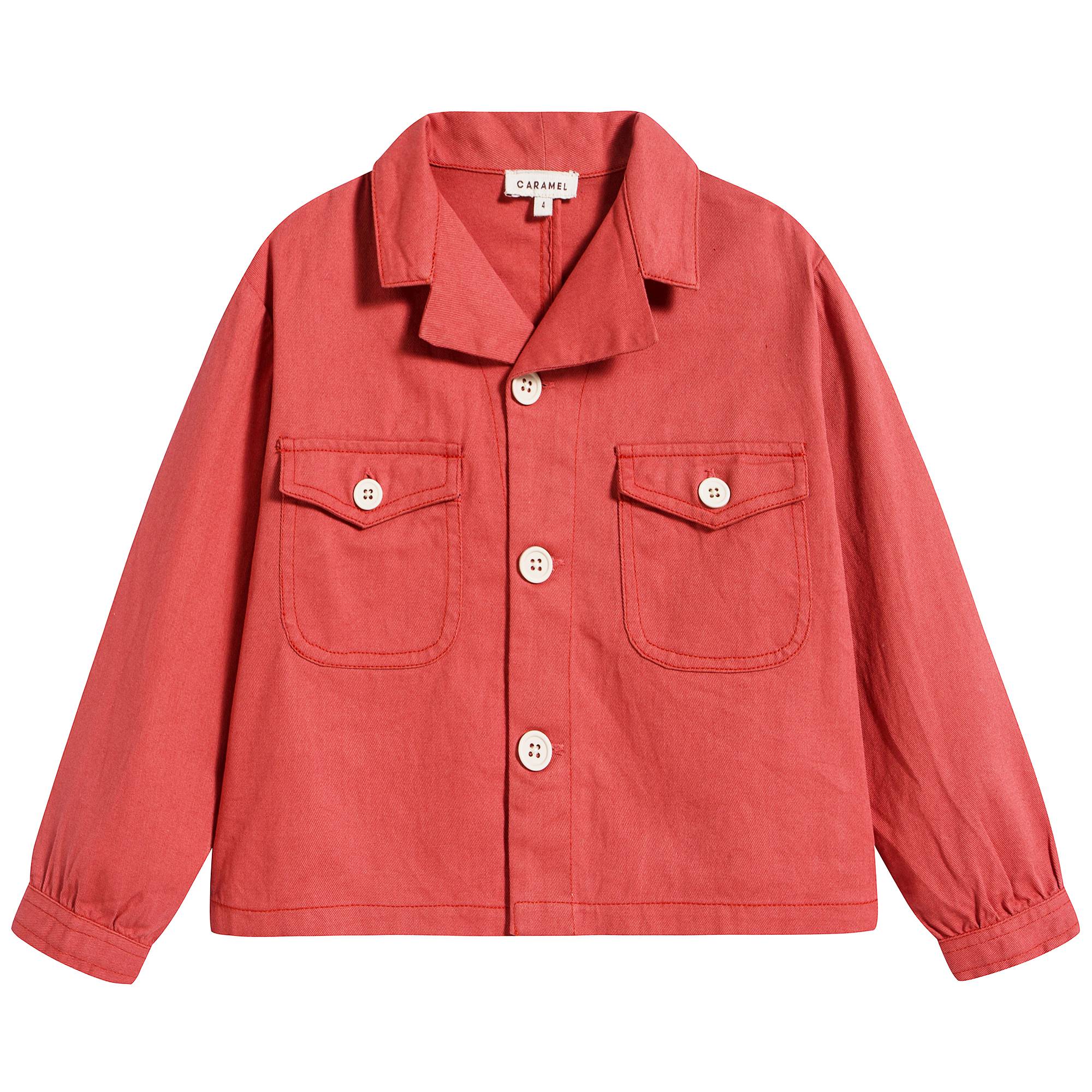 Boys Red Cotton Jacket