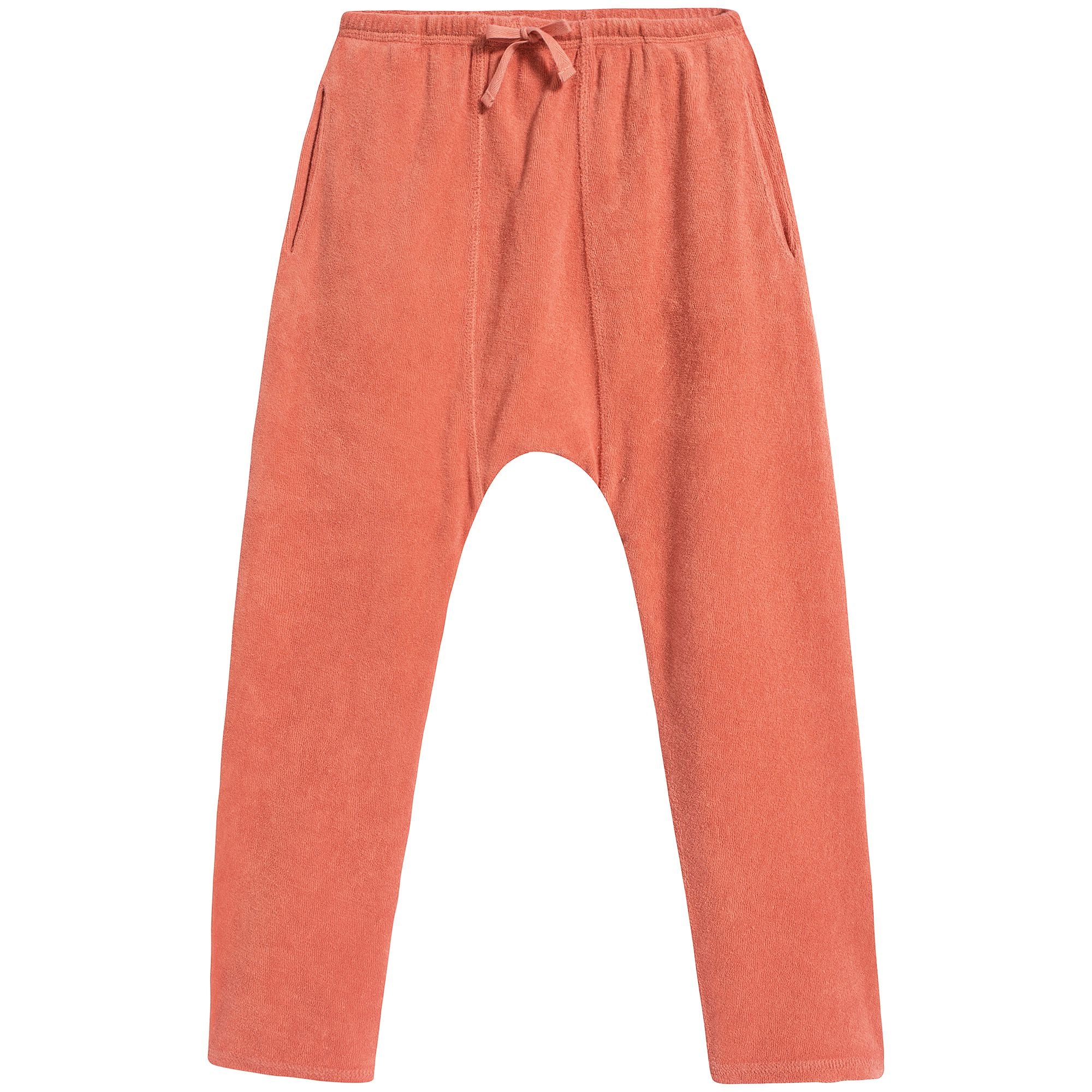 Baby Coral Cotton Trousers