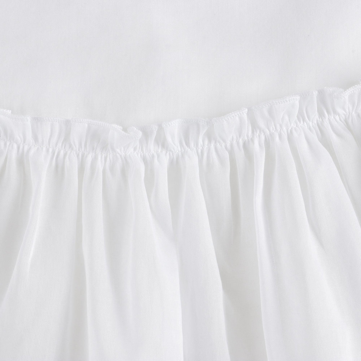 Girls White Cotton Shirts