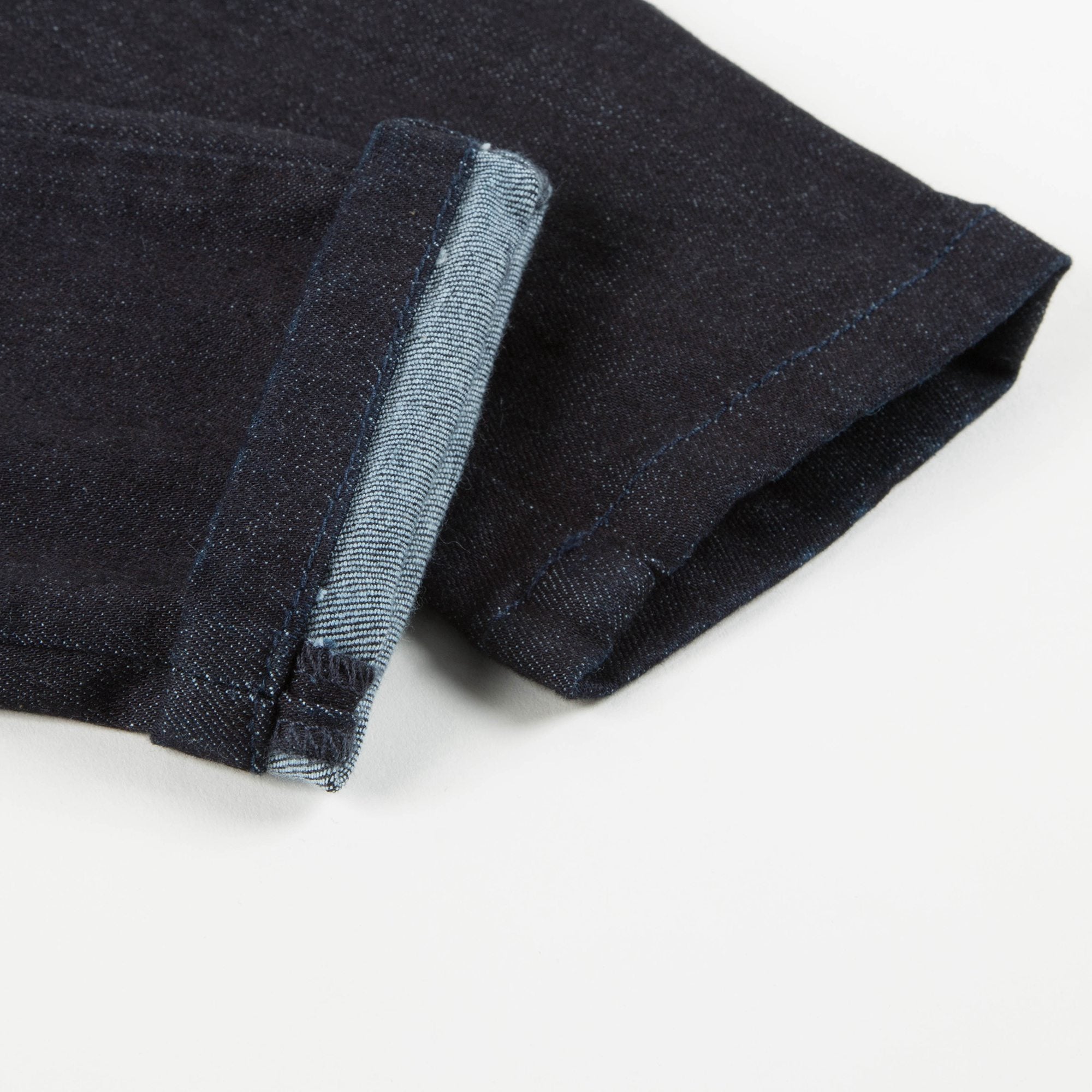 Girls Blue Cotton Denim Trousers